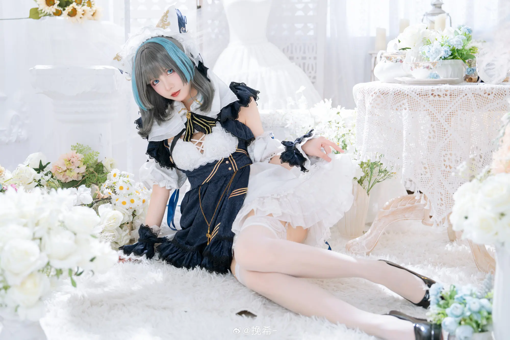 COSPLAY 柴郡才不是猫呢！虽然是像猫一样可爱不过总归不是猫啦！ 碧蓝航线 柴郡@挽希- COSPLAY-第14张