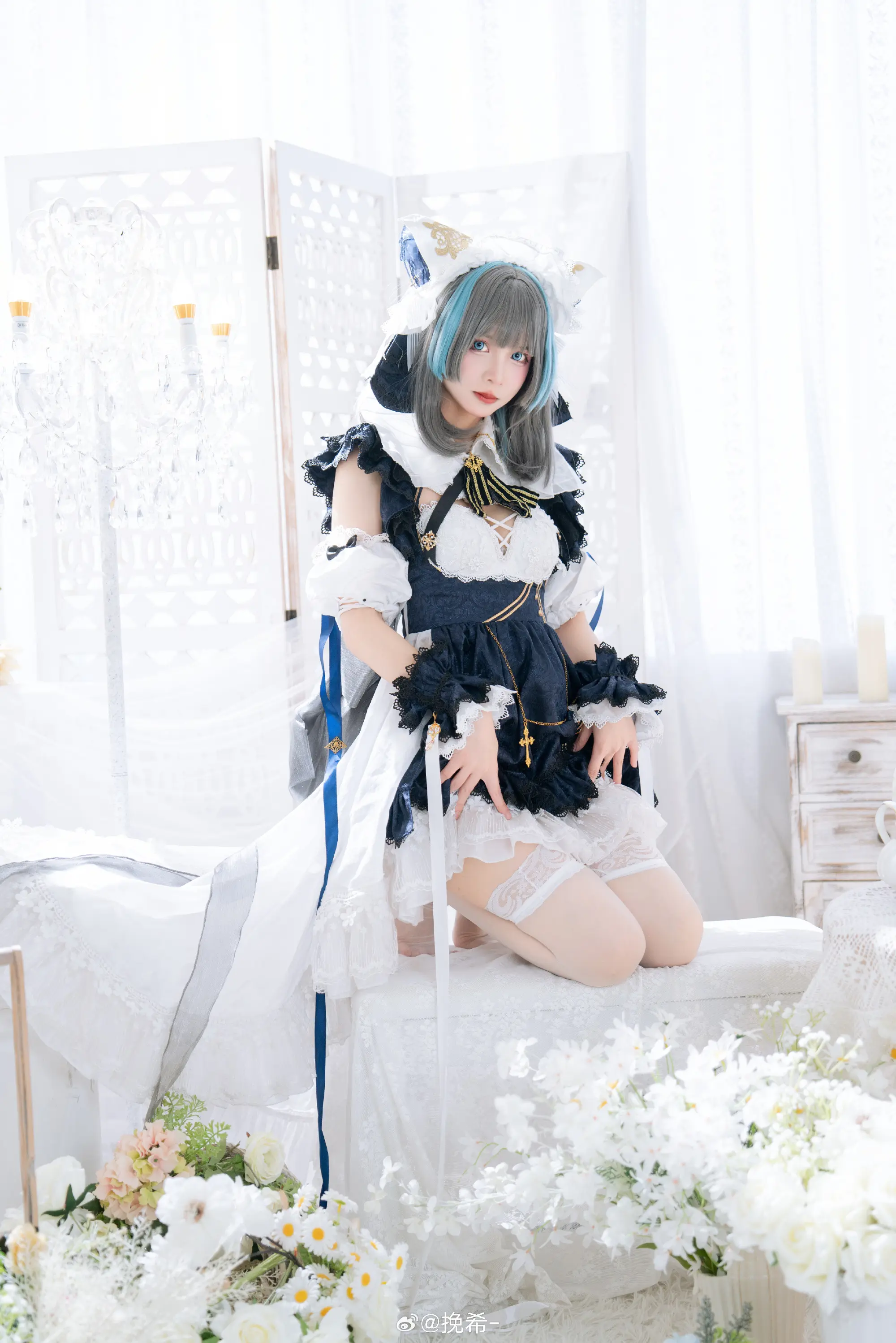 COSPLAY 柴郡才不是猫呢！虽然是像猫一样可爱不过总归不是猫啦！ 碧蓝航线 柴郡@挽希- COSPLAY-第17张