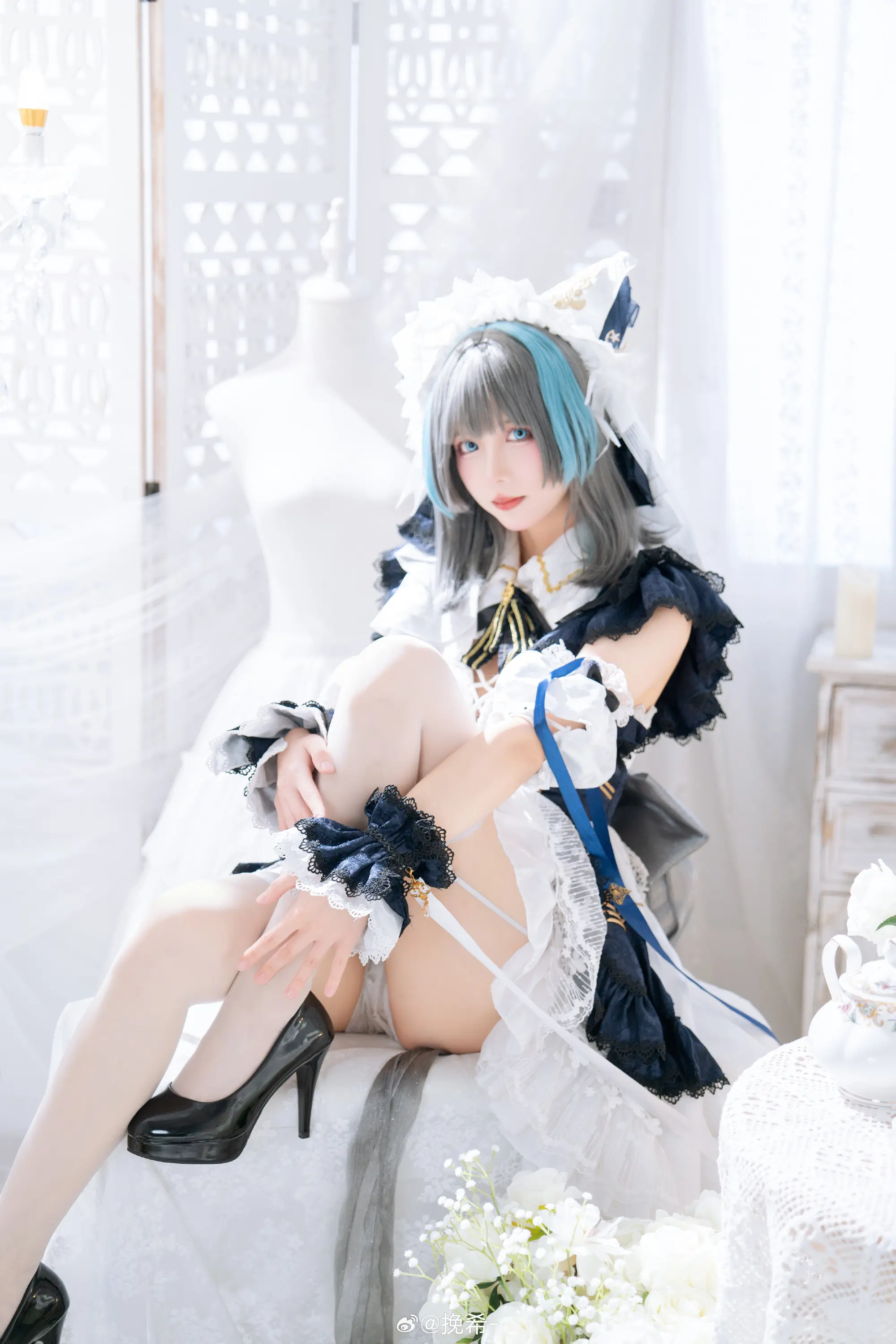 COSPLAY 柴郡才不是猫呢！虽然是像猫一样可爱不过总归不是猫啦！ 碧蓝航线 柴郡@挽希- COSPLAY-第13张