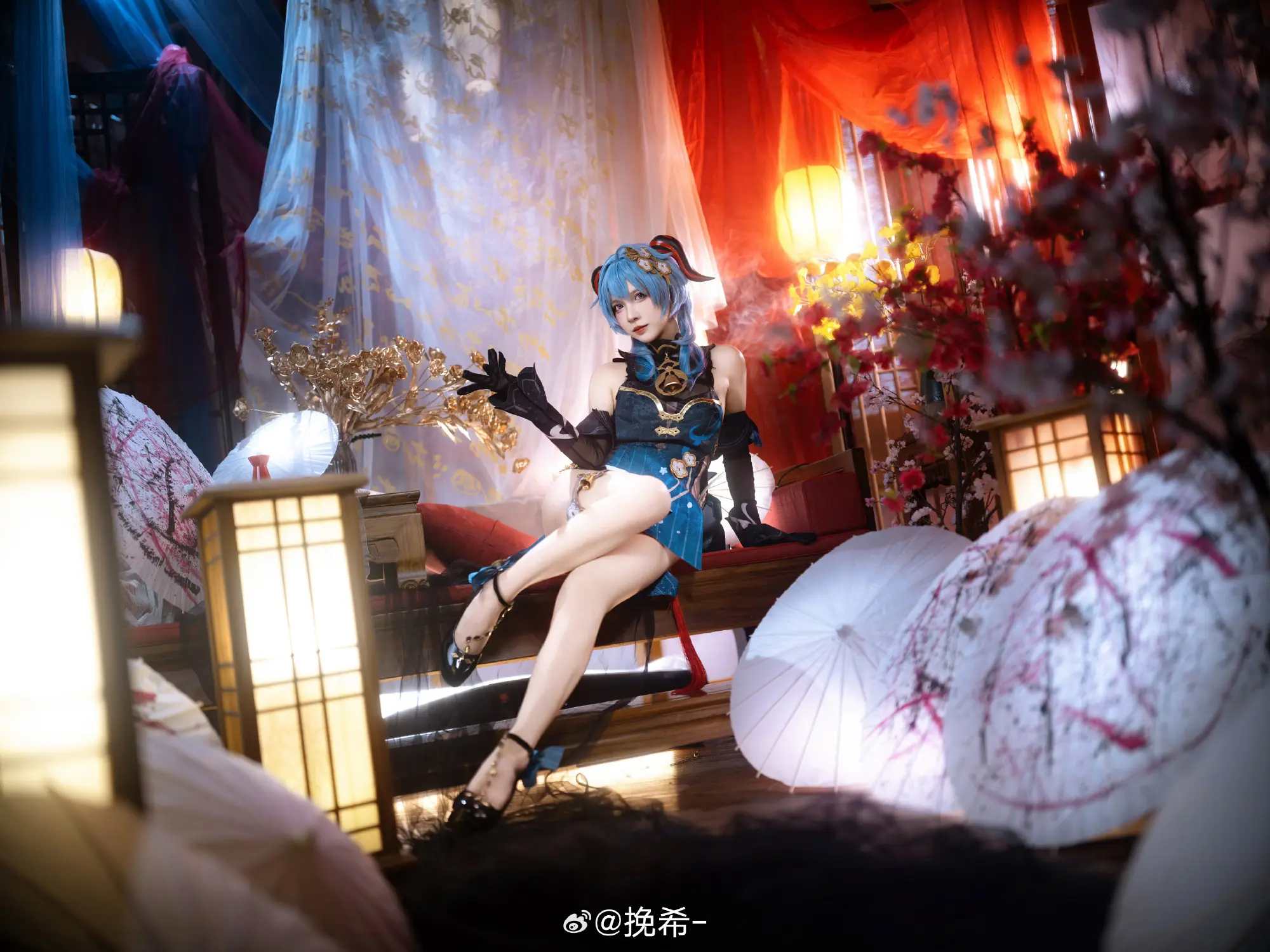 COSPLAY 甘雨 原神@挽希- COSPLAY-第16张