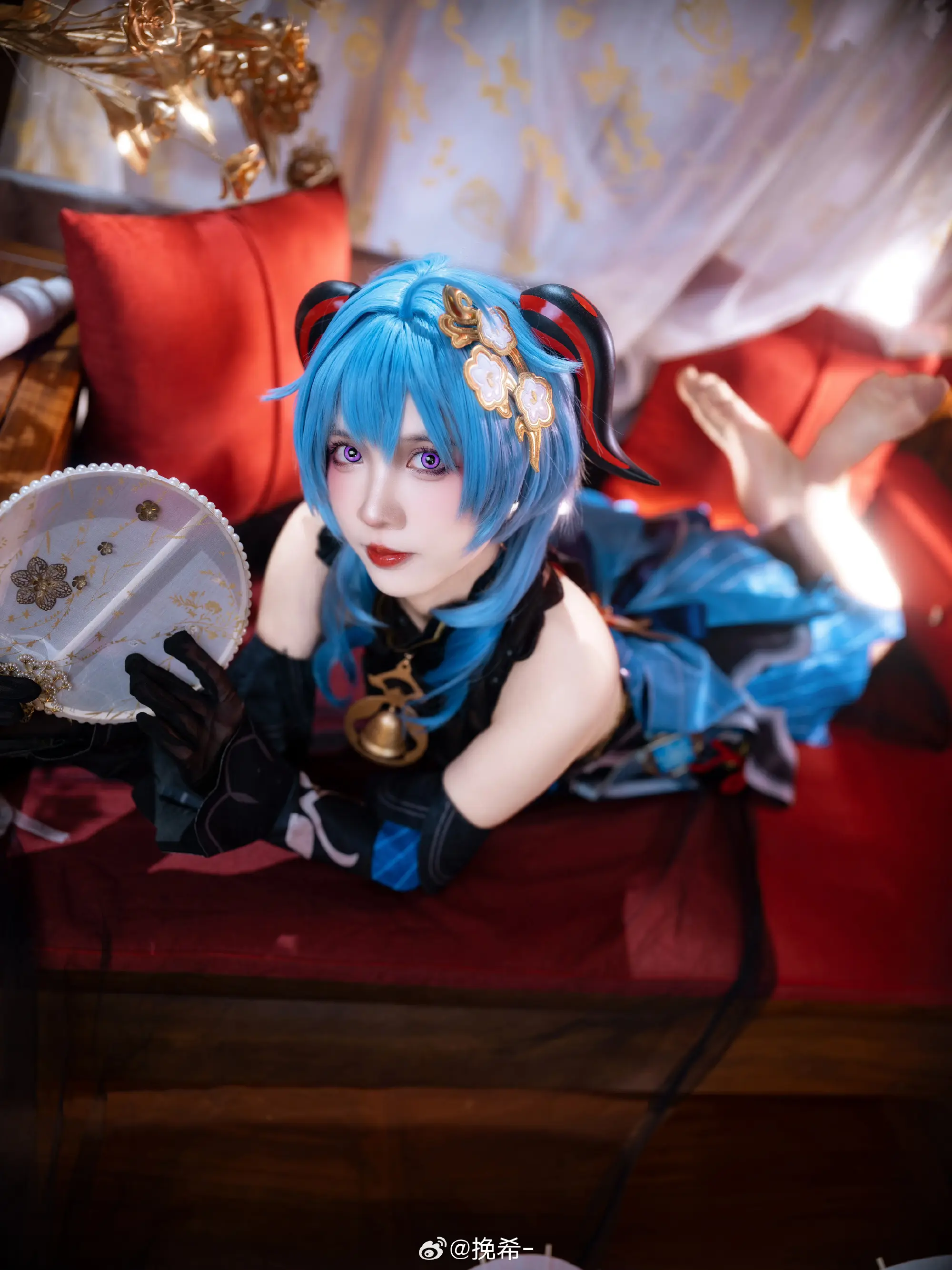 COSPLAY 甘雨 原神@挽希- COSPLAY-第7张