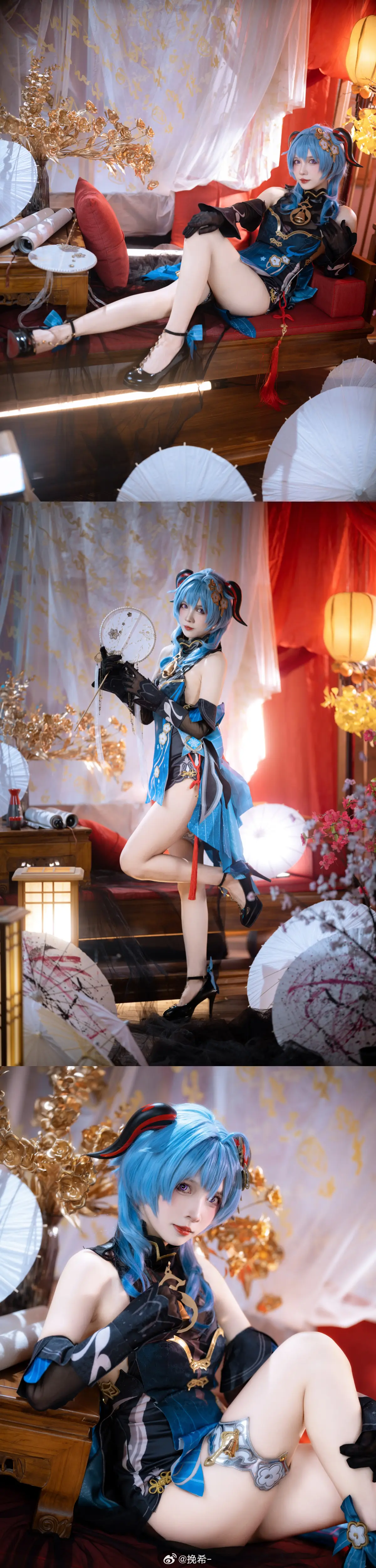 COSPLAY 甘雨 原神@挽希- COSPLAY-第15张