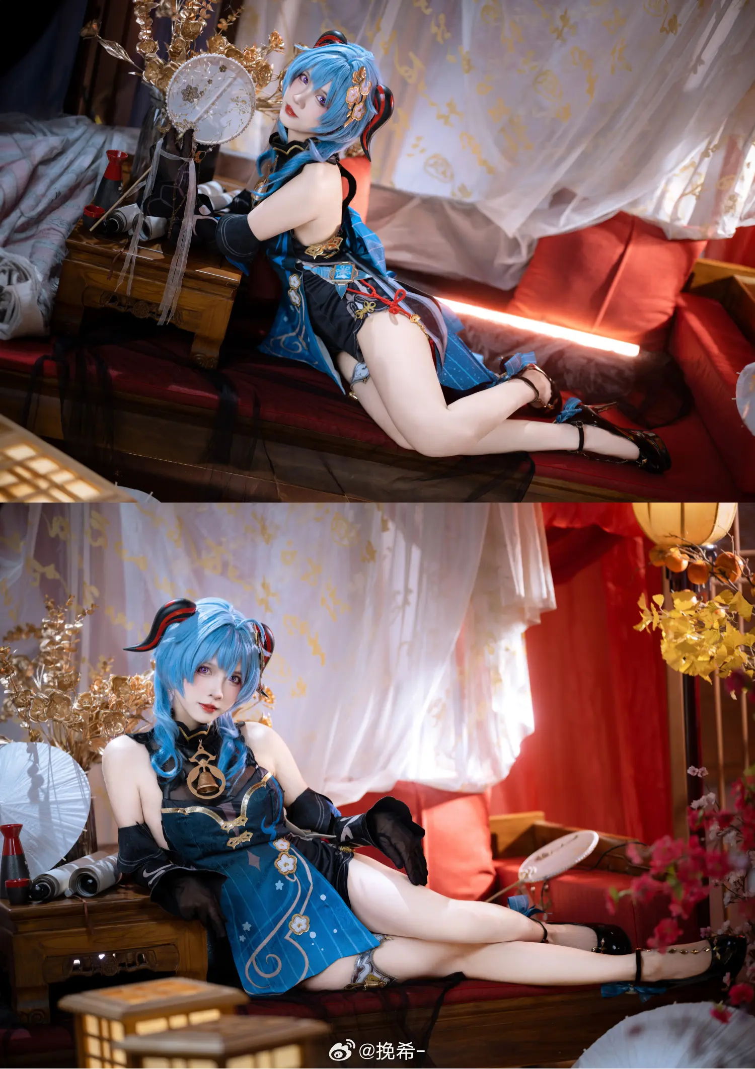 COSPLAY 甘雨 原神@挽希- COSPLAY-第18张