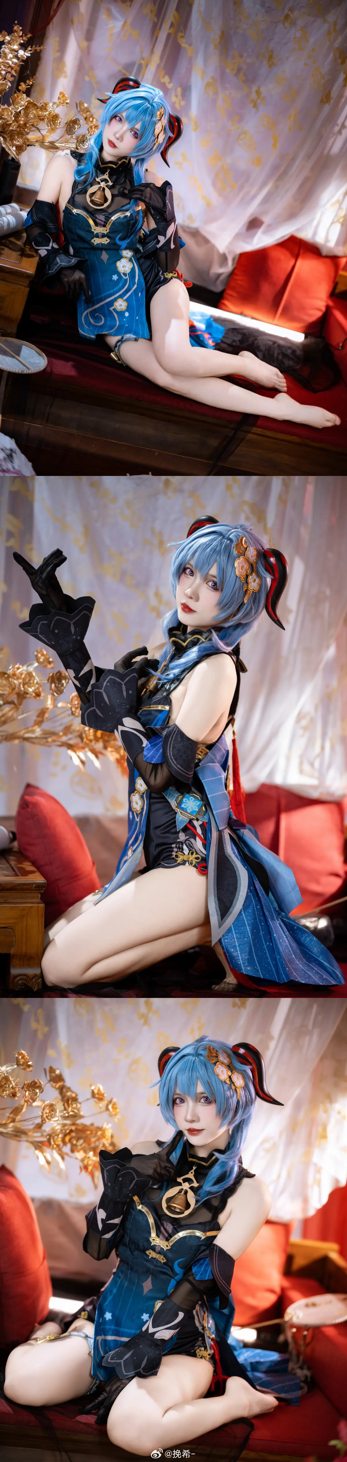 COSPLAY 甘雨 原神@挽希- COSPLAY-第8张