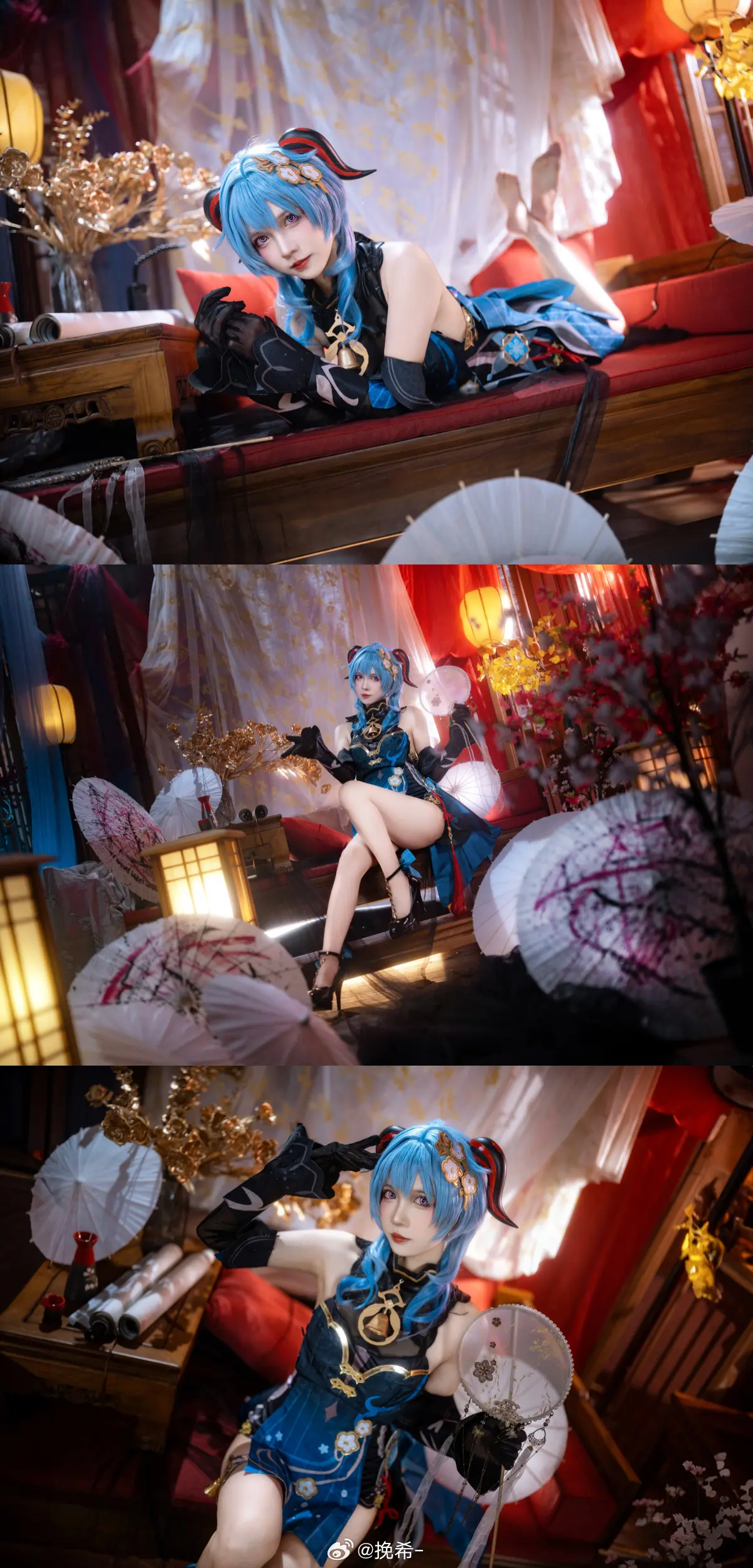 COSPLAY 甘雨 原神@挽希- COSPLAY-第11张