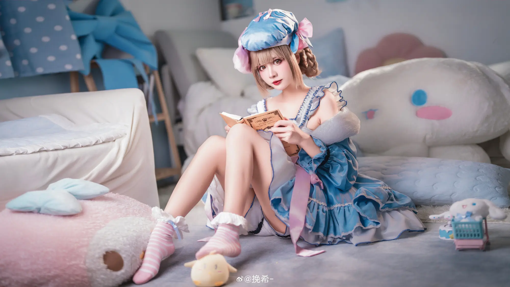 COSPLAY 📚 指挥官 想听故事吗？ 碧蓝航线@挽希- COSPLAY-第5张