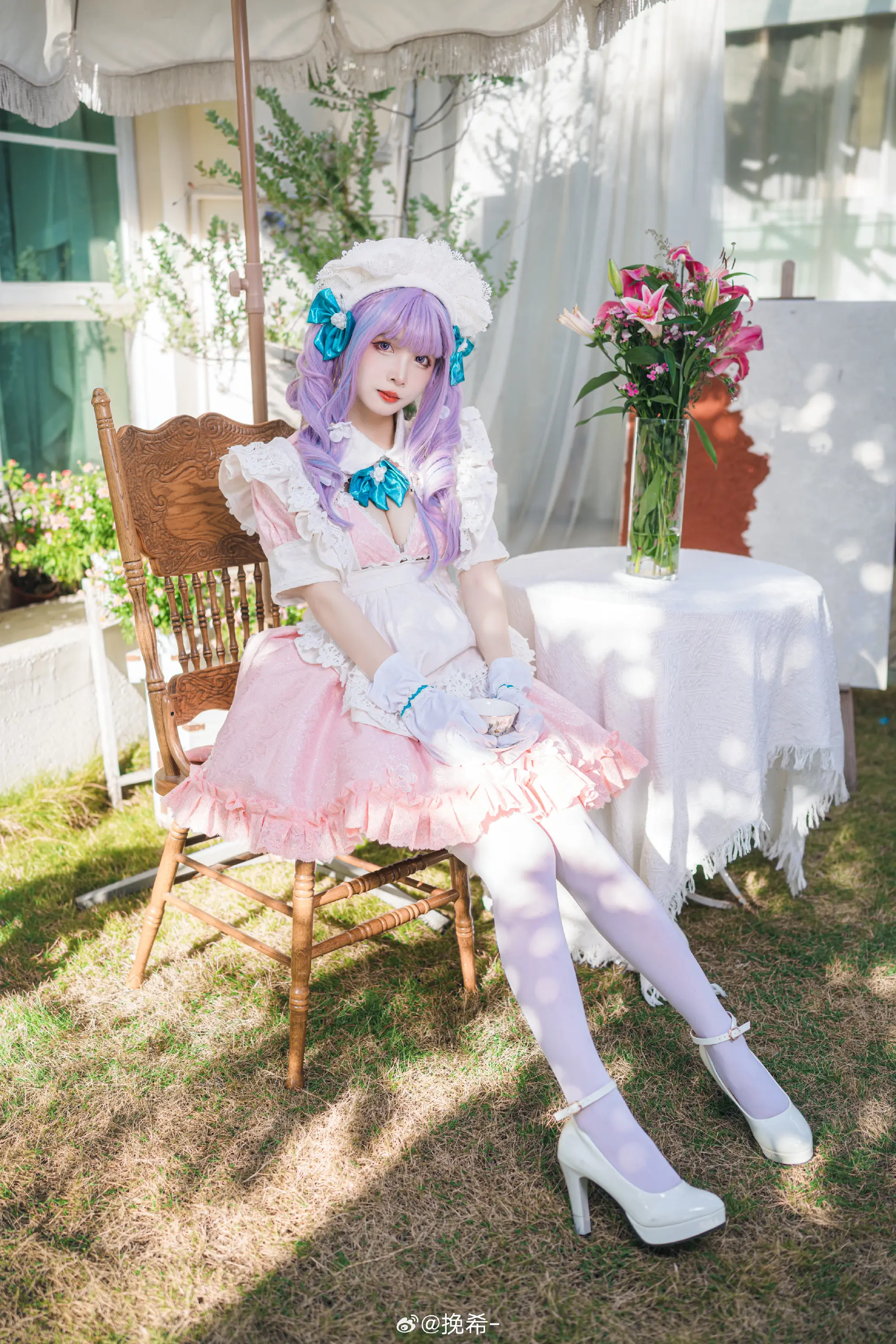 COSPLAY 指挥官大人，普利茅斯今天准备了轻巧的点心套餐，希望您能心情愉快的享用 碧蓝航线@挽希- COSPLAY-第2张