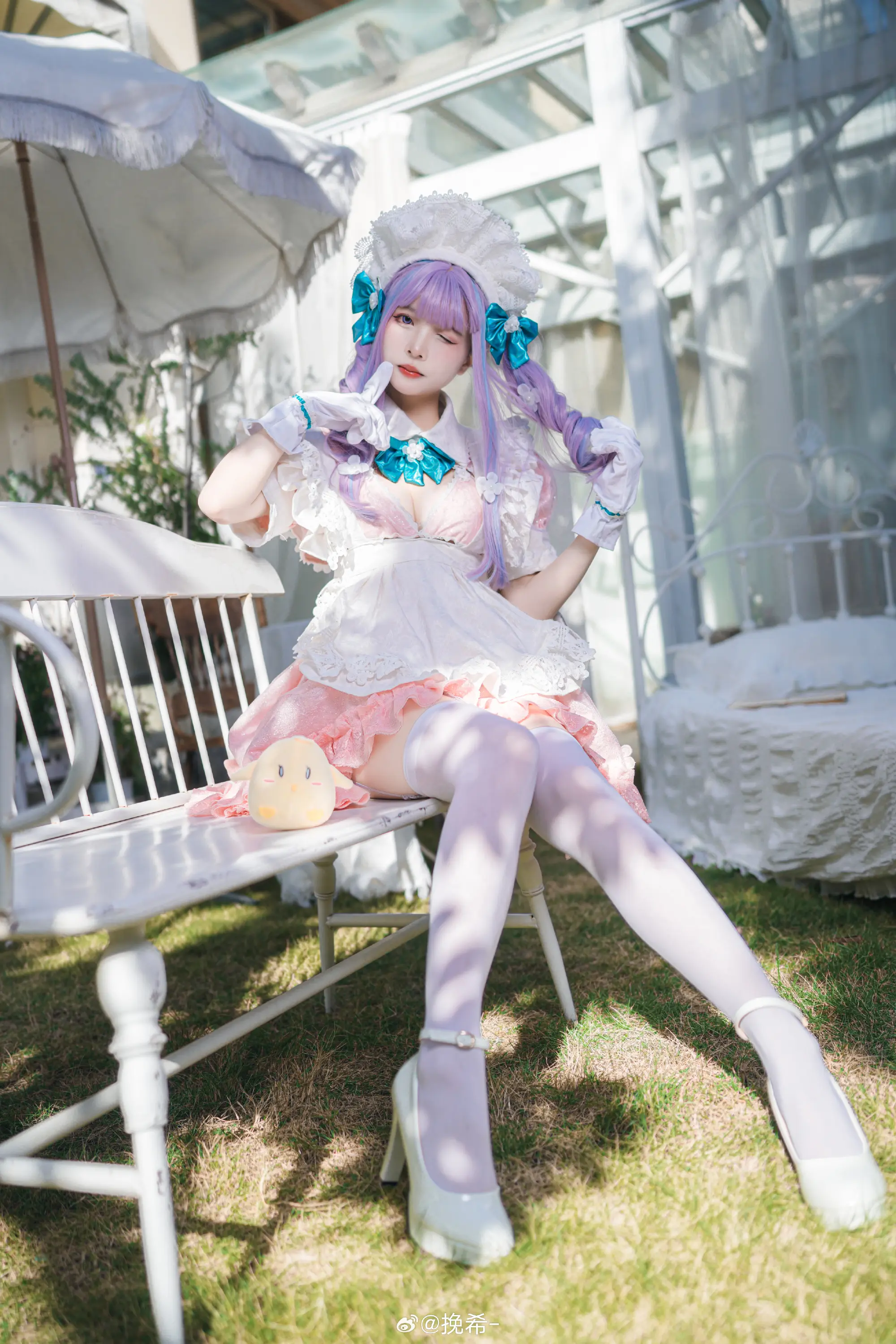COSPLAY 指挥官大人，普利茅斯今天准备了轻巧的点心套餐，希望您能心情愉快的享用 碧蓝航线@挽希- COSPLAY-第18张