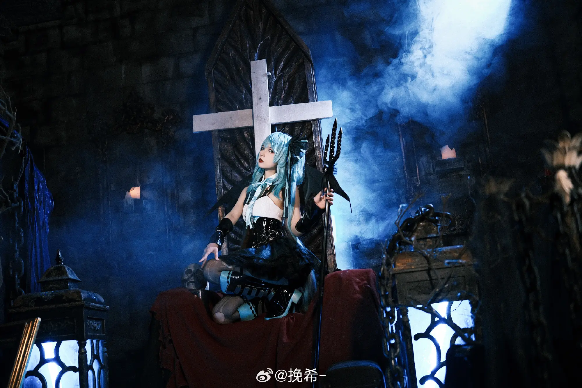 cosplay 初音未来  🖤 初音x小浣熊联动 🤍@挽希- COSPLAY-第18张