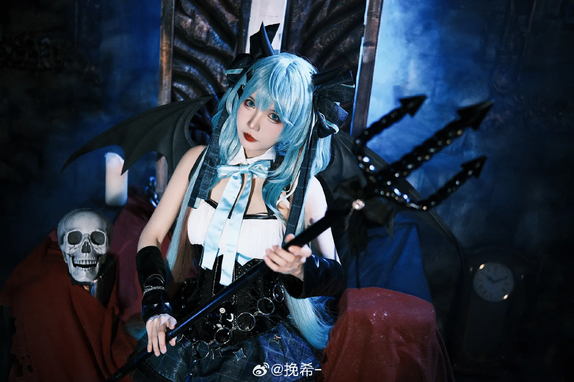 cosplay 初音未来  🖤 初音x小浣熊联动 🤍@挽希- COSPLAY-第12张