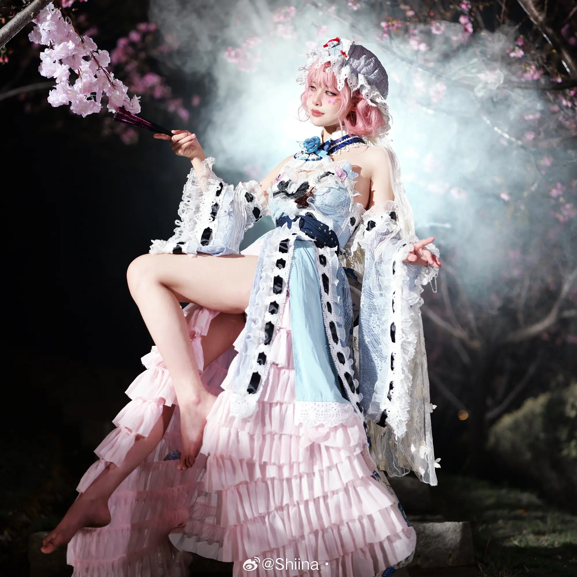 COSPLAY 东方project 西行寺幽幽子@Shiina· COSPLAY-第15张