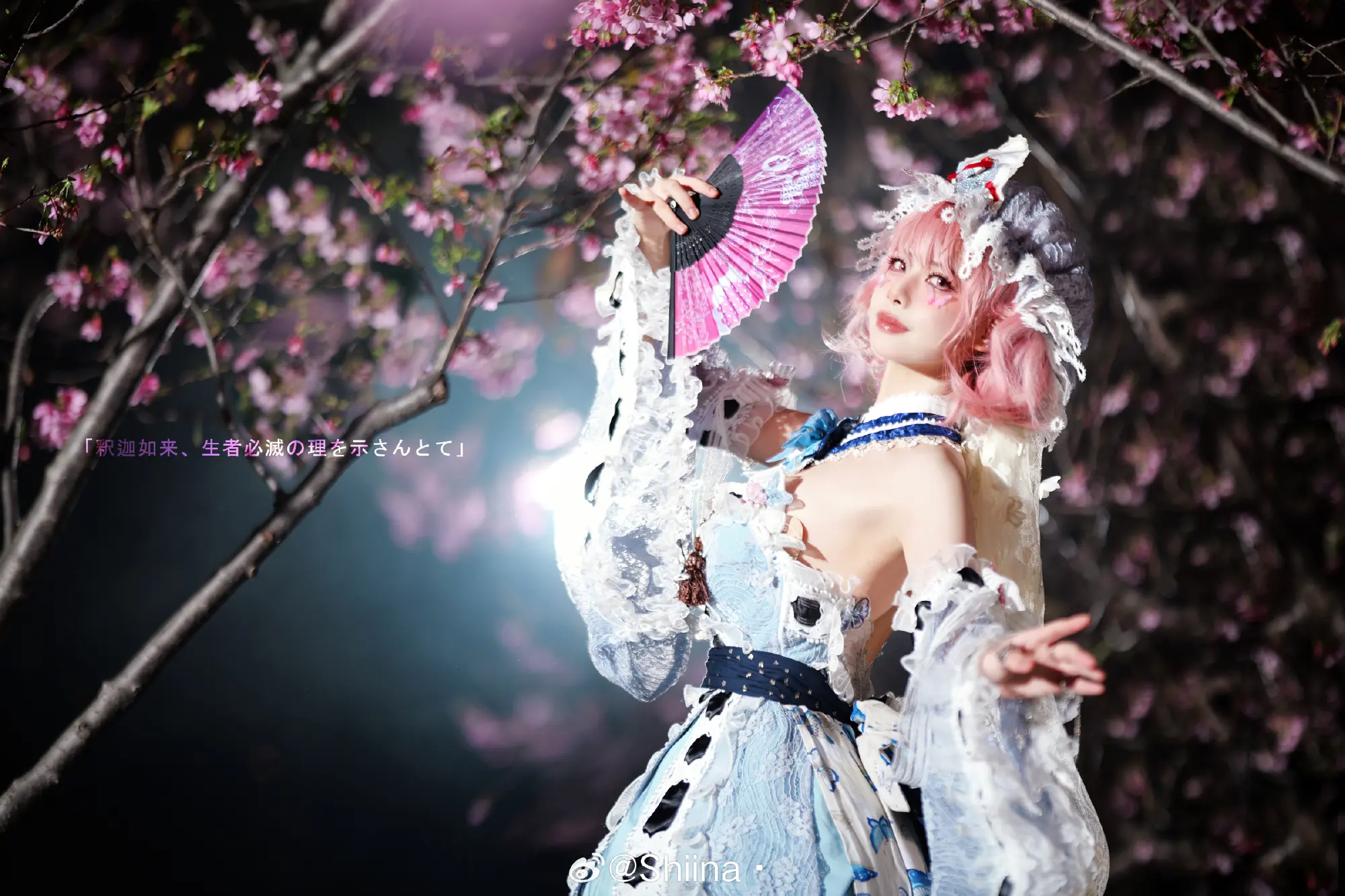 COSPLAY 东方project 西行寺幽幽子@Shiina· COSPLAY-第4张