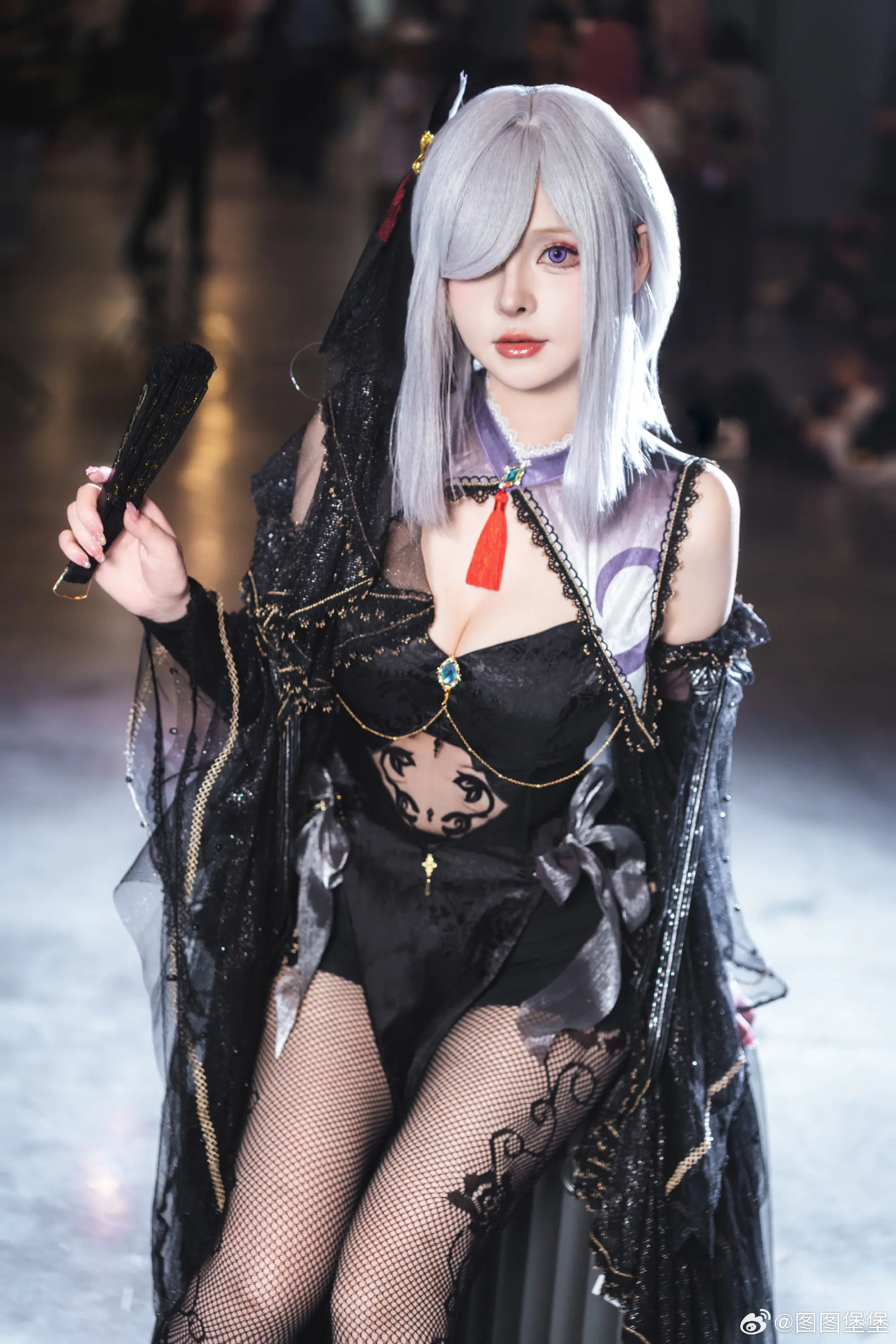 COSPLAY 原神 申鹤花嫁@图图堡堡-公众号小姨ai