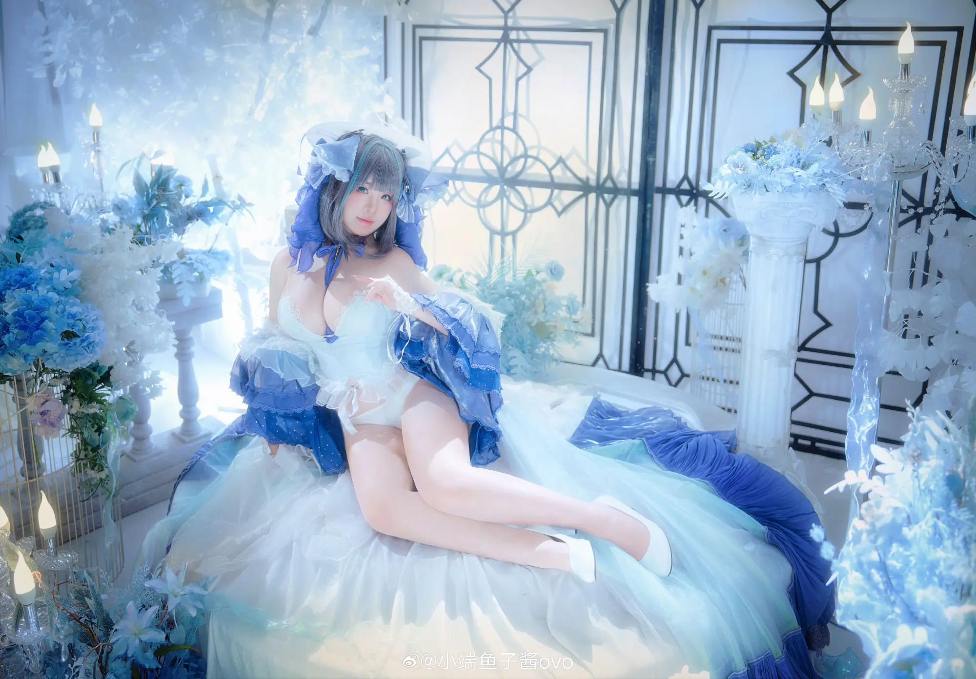 COSPLAY 碧蓝航线 柴郡-冰雪公主@小端鱼子酱ovo COSPLAY-第2张