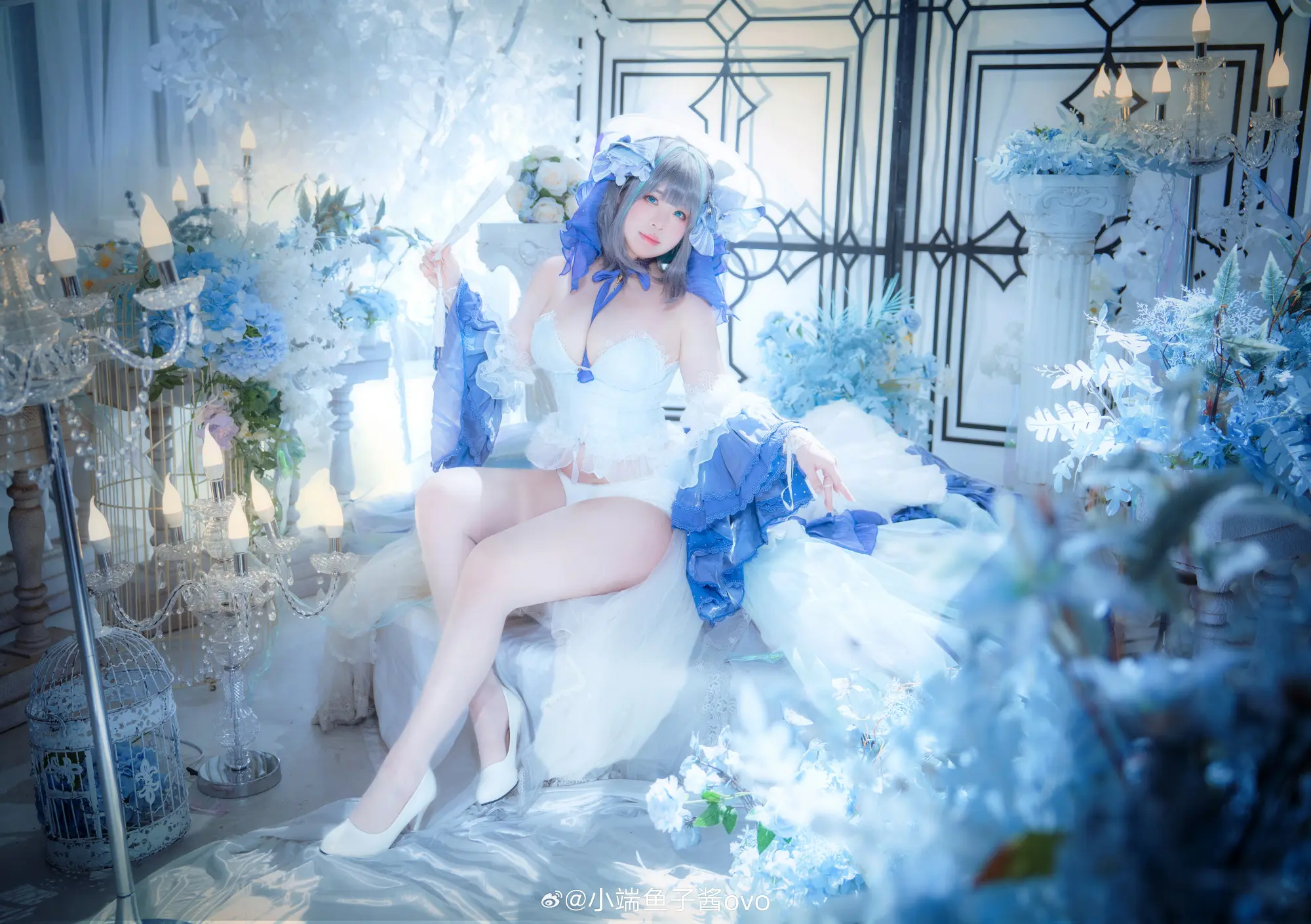 COSPLAY 碧蓝航线 柴郡-冰雪公主@小端鱼子酱ovo COSPLAY-第4张