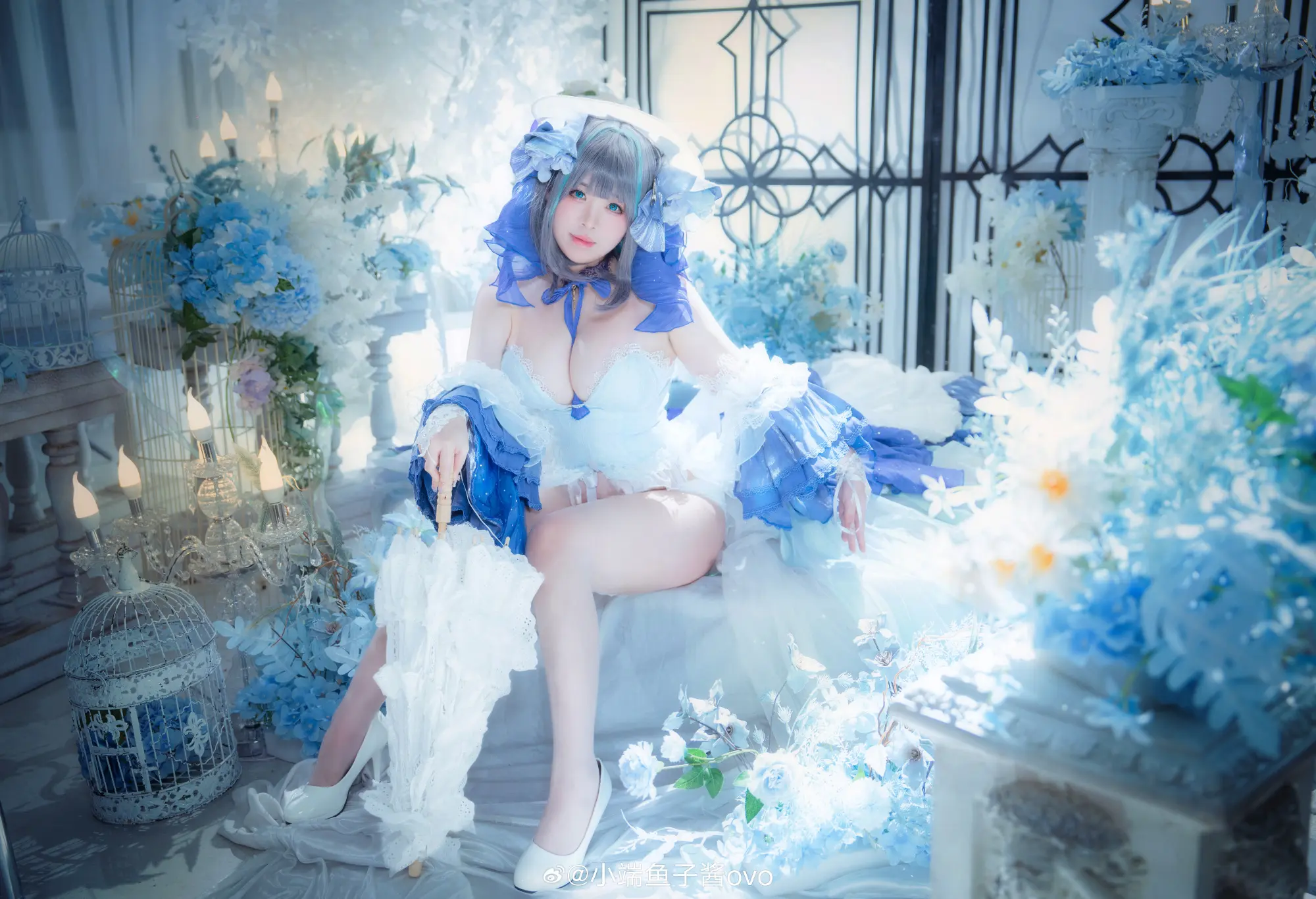 COSPLAY 碧蓝航线 柴郡-冰雪公主@小端鱼子酱ovo COSPLAY-第3张