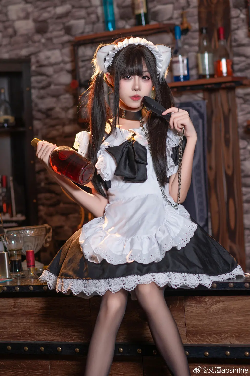cosplay 女仆～@三三大人要抱抱呀-公众号小姨ai