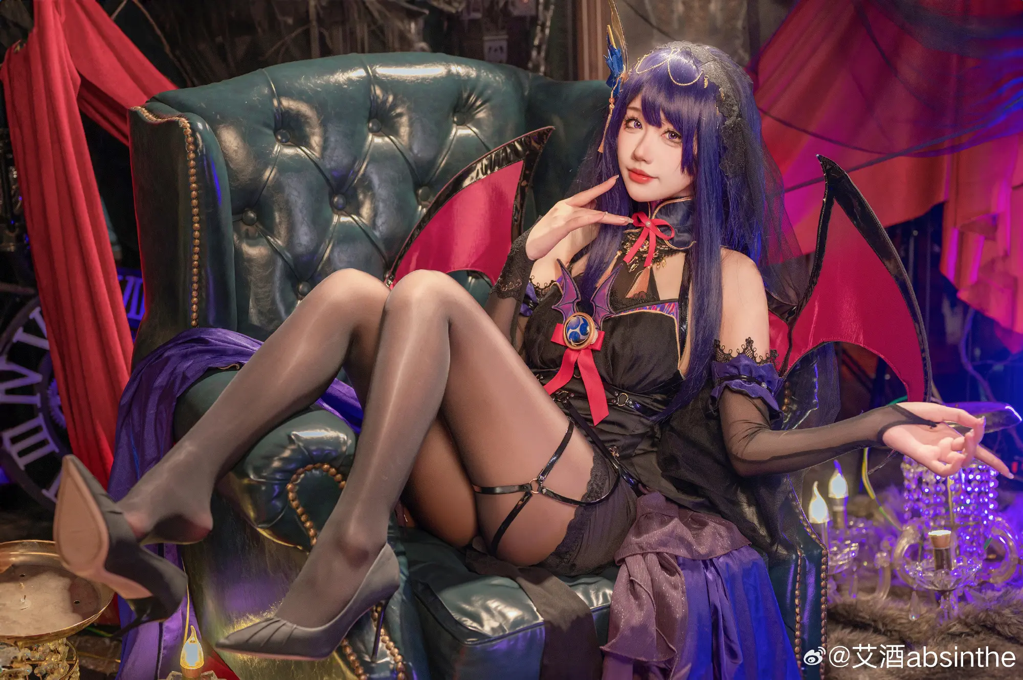 cosplay 原神 雷电将军～猫君君MaoJun COSPLAY-第7张