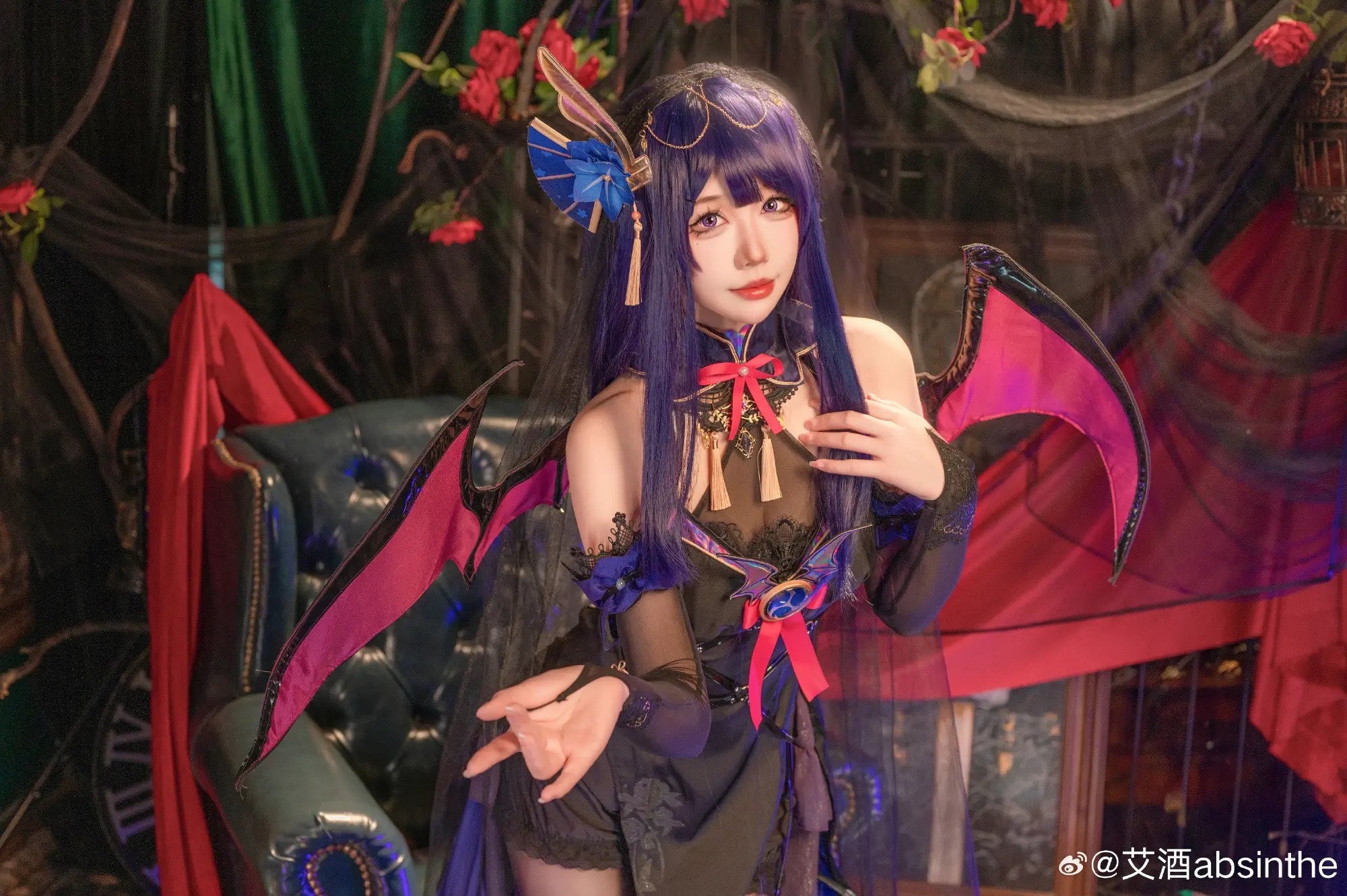 cosplay 原神 雷电将军～猫君君MaoJun COSPLAY-第2张