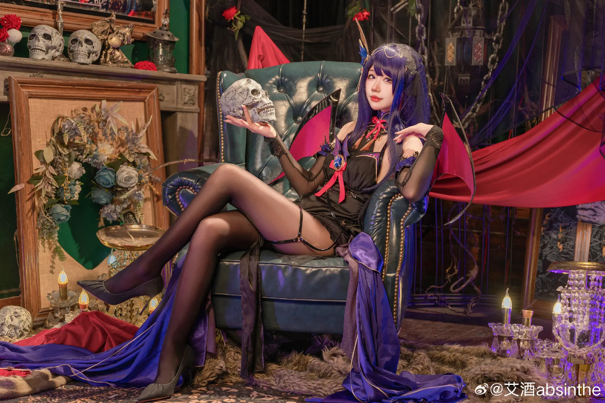 cosplay 原神 雷电将军～猫君君MaoJun COSPLAY-第4张