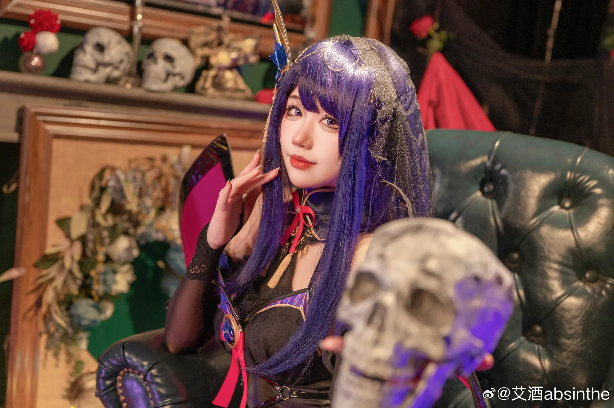 cosplay 原神 雷电将军～猫君君MaoJun COSPLAY-第5张