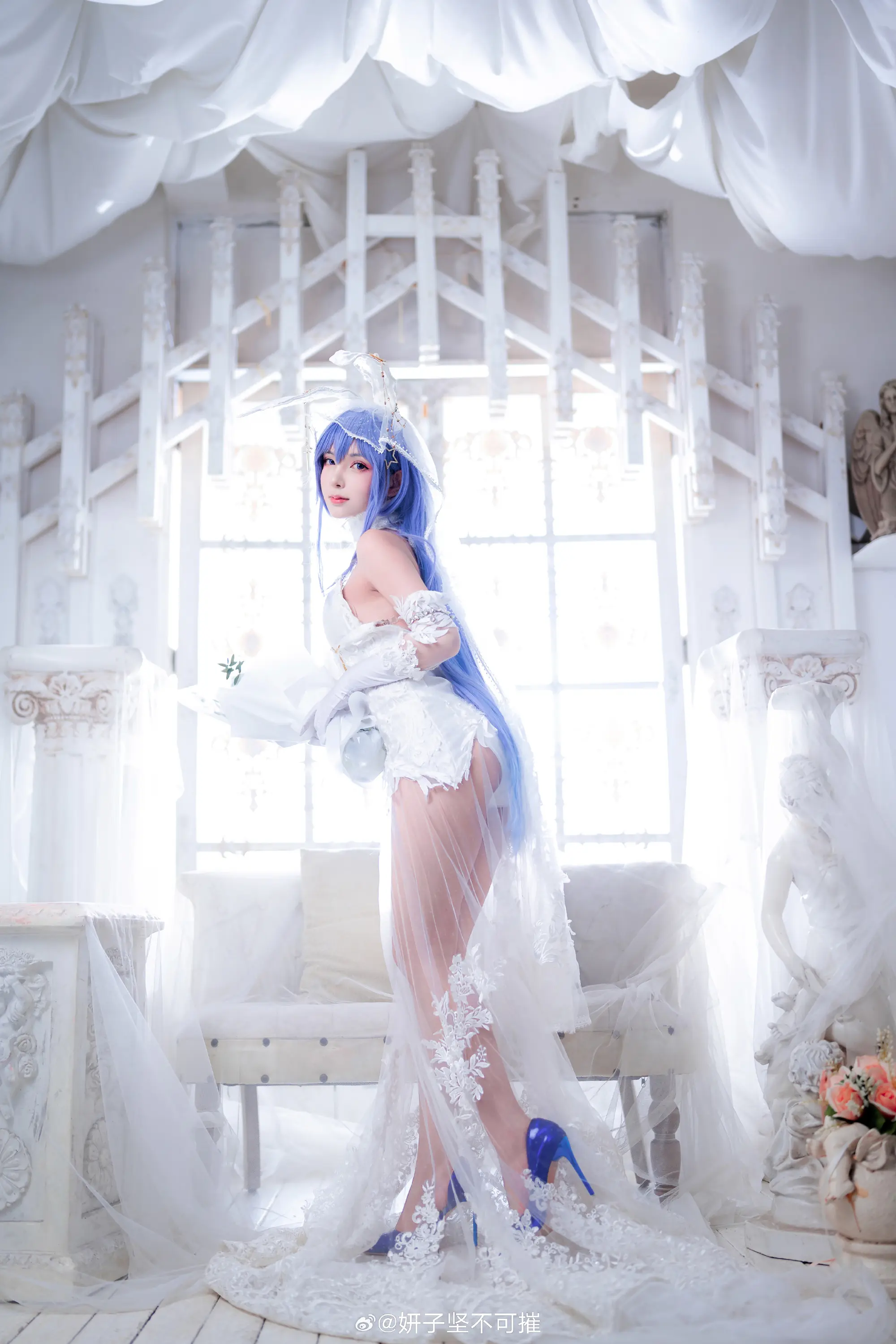 COSPLAY 碧蓝航线 花园白雪之仪cos@妍子坚不可摧 COSPLAY-第3张