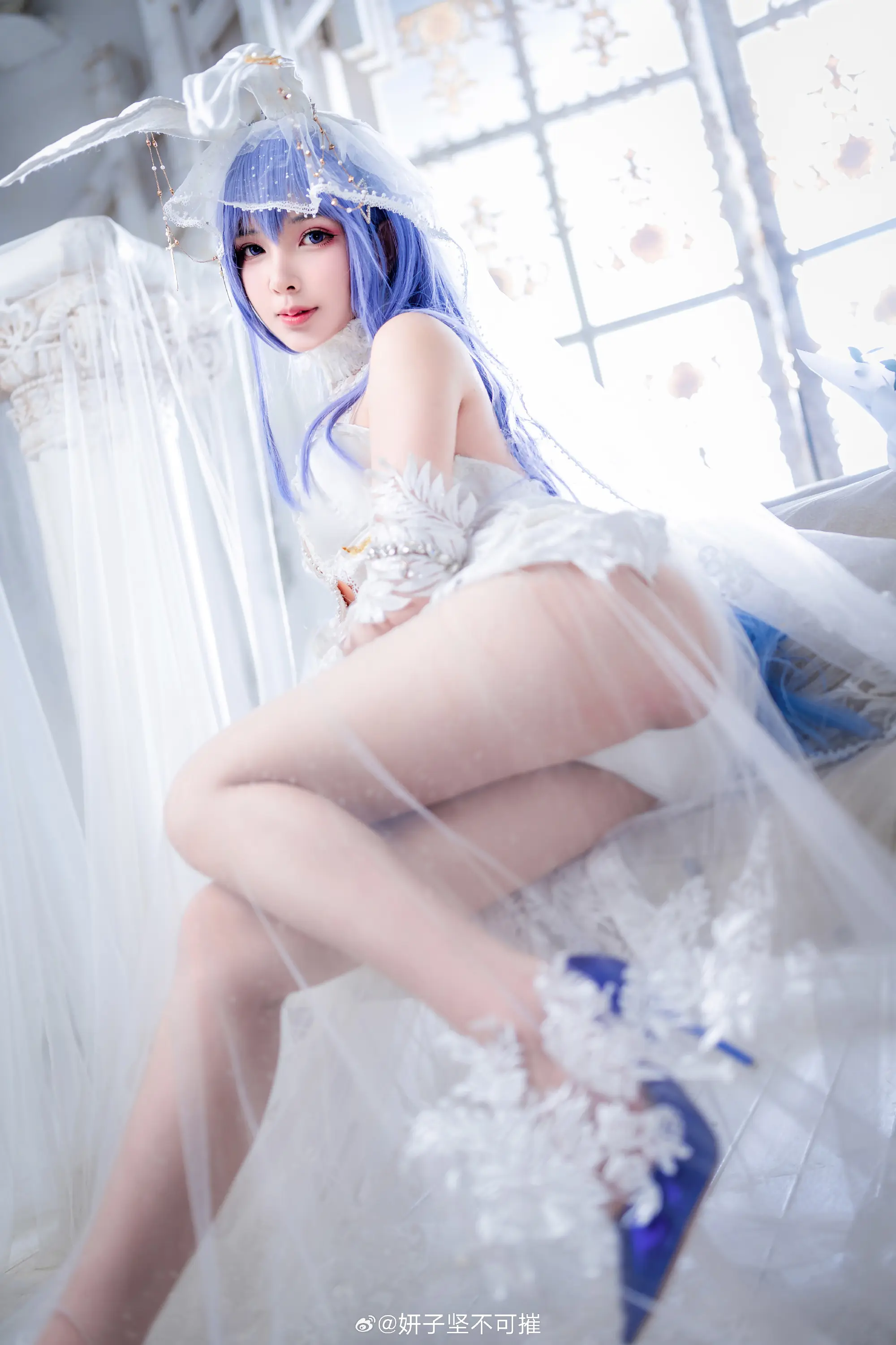 COSPLAY 碧蓝航线 花园白雪之仪cos@妍子坚不可摧 COSPLAY-第8张