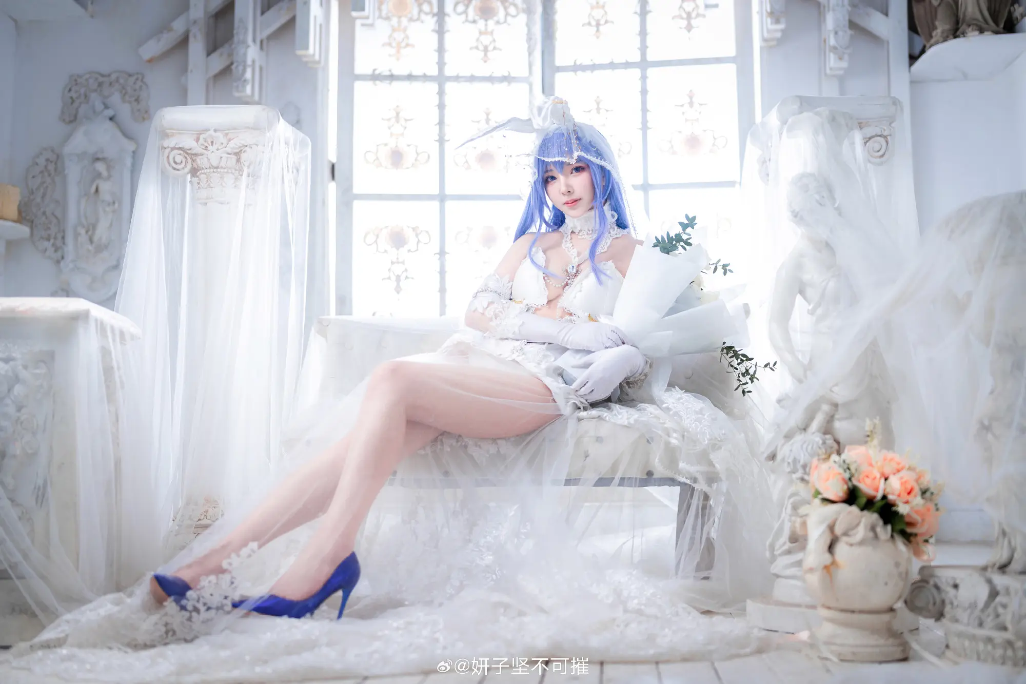COSPLAY 碧蓝航线 花园白雪之仪cos@妍子坚不可摧 COSPLAY-第9张