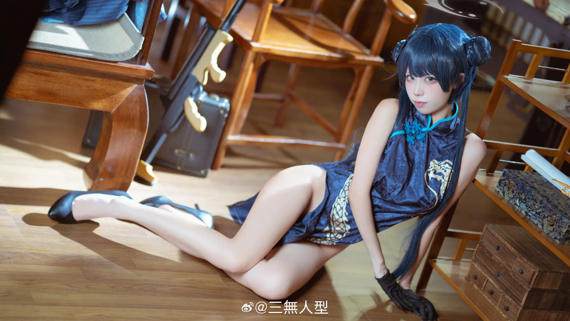 COSPLAY sensei  事情办完了以后，会继续留在山海经吗？ 碧蓝档案 妃咲@三無人型 COSPLAY-第8张