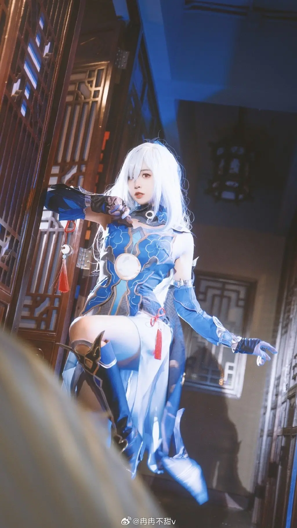 COSPLAY 就让这一轮月华，照彻万川！ 崩坏星穹铁道 星穹铁道镜流@冉冉不甜v COSPLAY-第7张