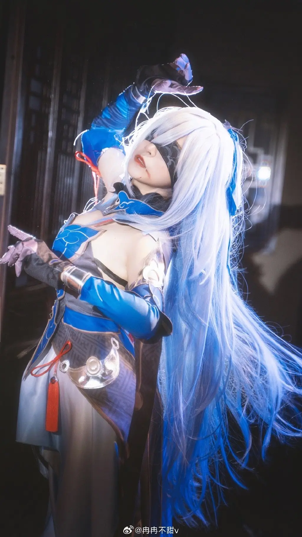 COSPLAY 就让这一轮月华，照彻万川！ 崩坏星穹铁道 星穹铁道镜流@冉冉不甜v COSPLAY-第2张