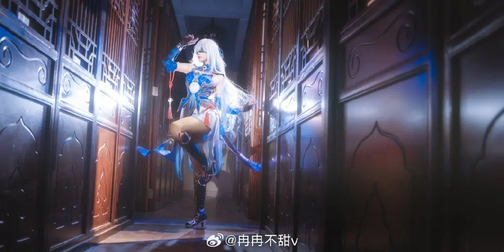 COSPLAY 就让这一轮月华，照彻万川！ 崩坏星穹铁道 星穹铁道镜流@冉冉不甜v COSPLAY-第12张