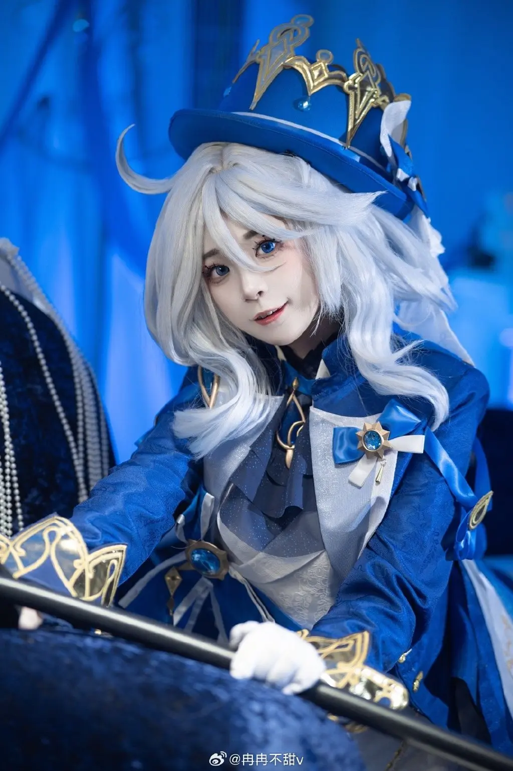 cosplay 审判舞台上的绝对焦点，直至谢幕的掌声响起。 原神 芙宁娜@冉冉不甜v COSPLAY-第7张