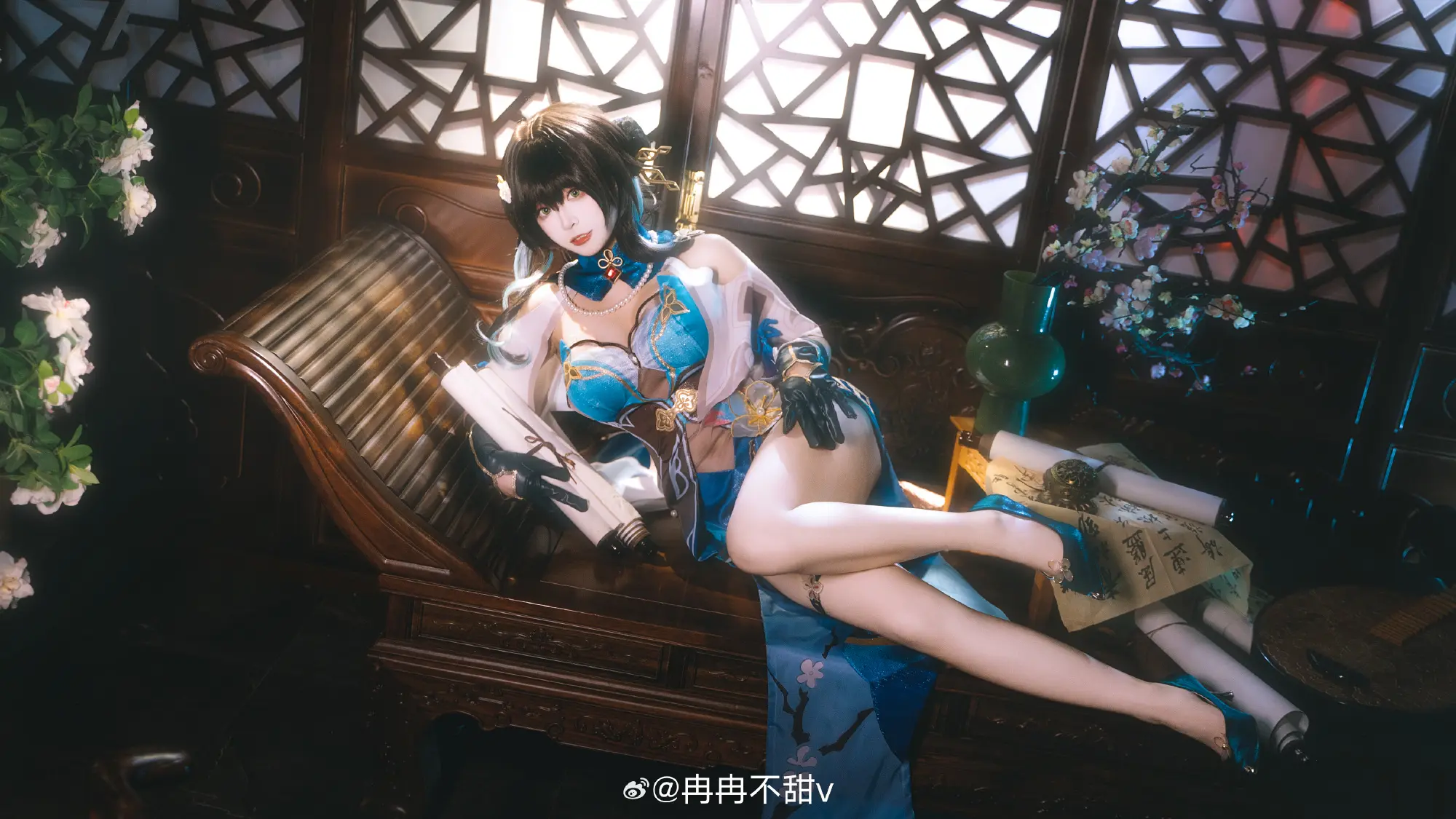 COSPLAY 念我名字的时候，别忘了中间气息的停顿。 星穹铁道 阮梅@冉冉不甜v COSPLAY-第3张