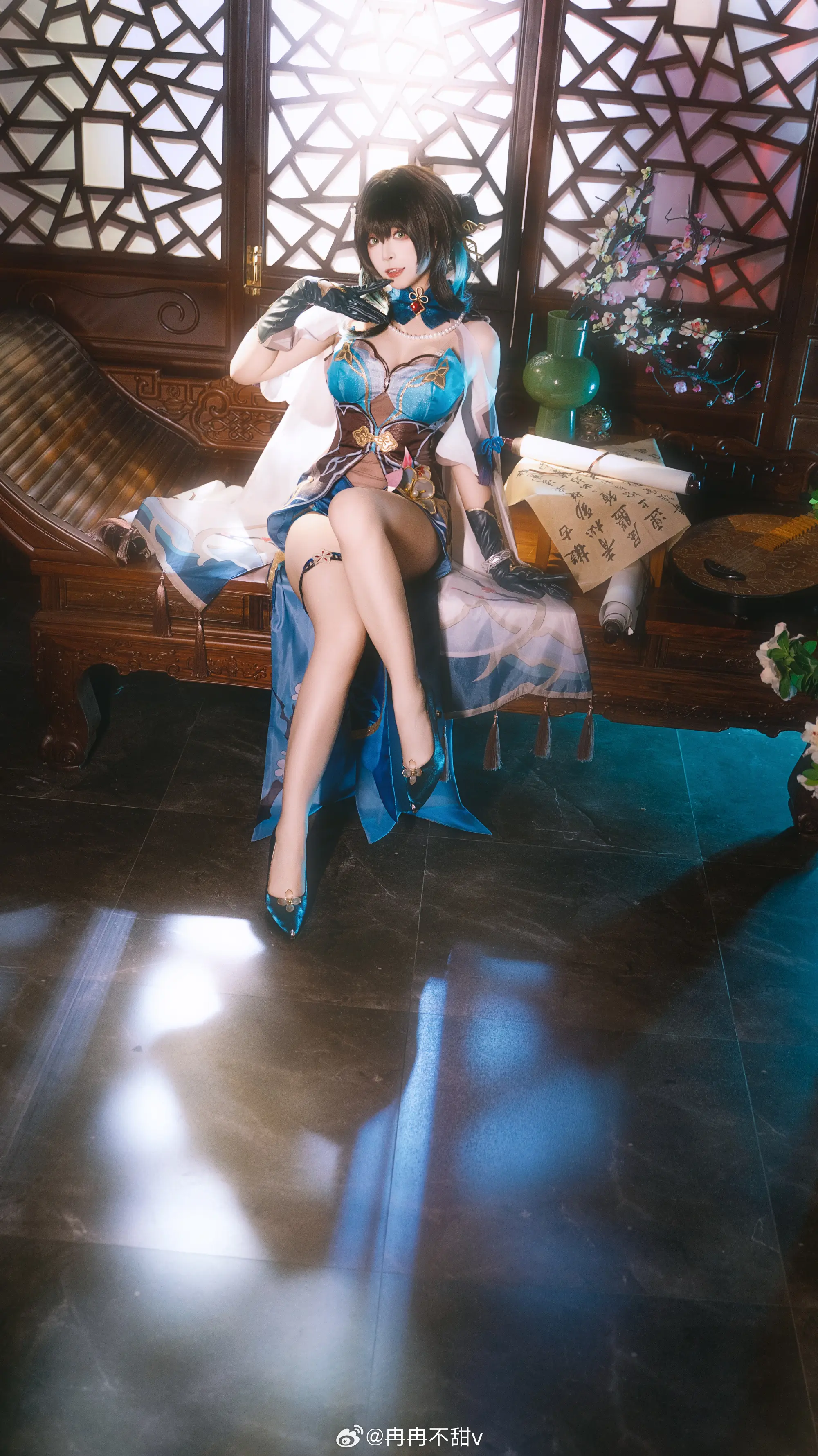 COSPLAY 念我名字的时候，别忘了中间气息的停顿。 星穹铁道 阮梅@冉冉不甜v COSPLAY-第4张