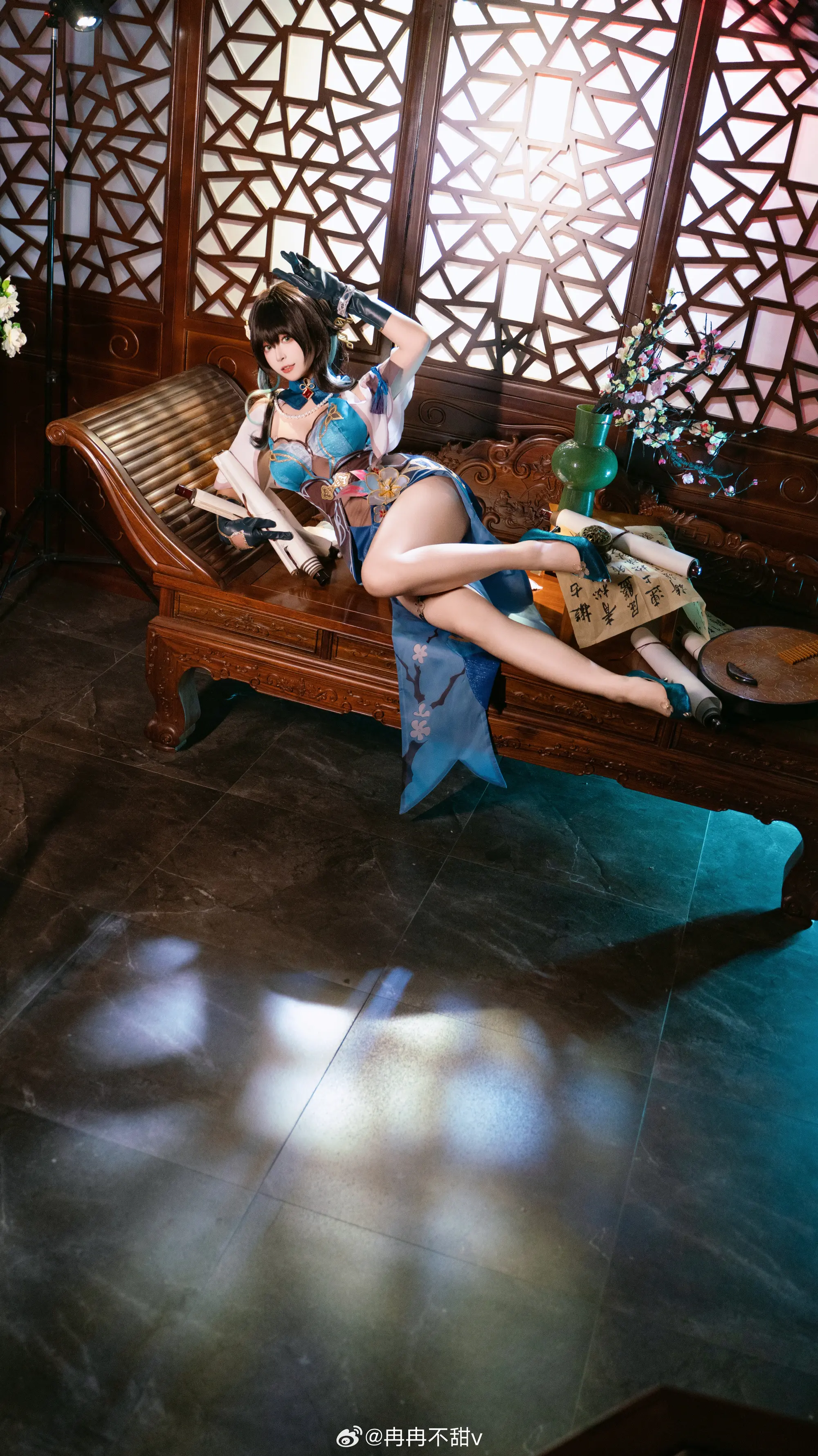 COSPLAY 念我名字的时候，别忘了中间气息的停顿。 星穹铁道 阮梅@冉冉不甜v COSPLAY-第6张