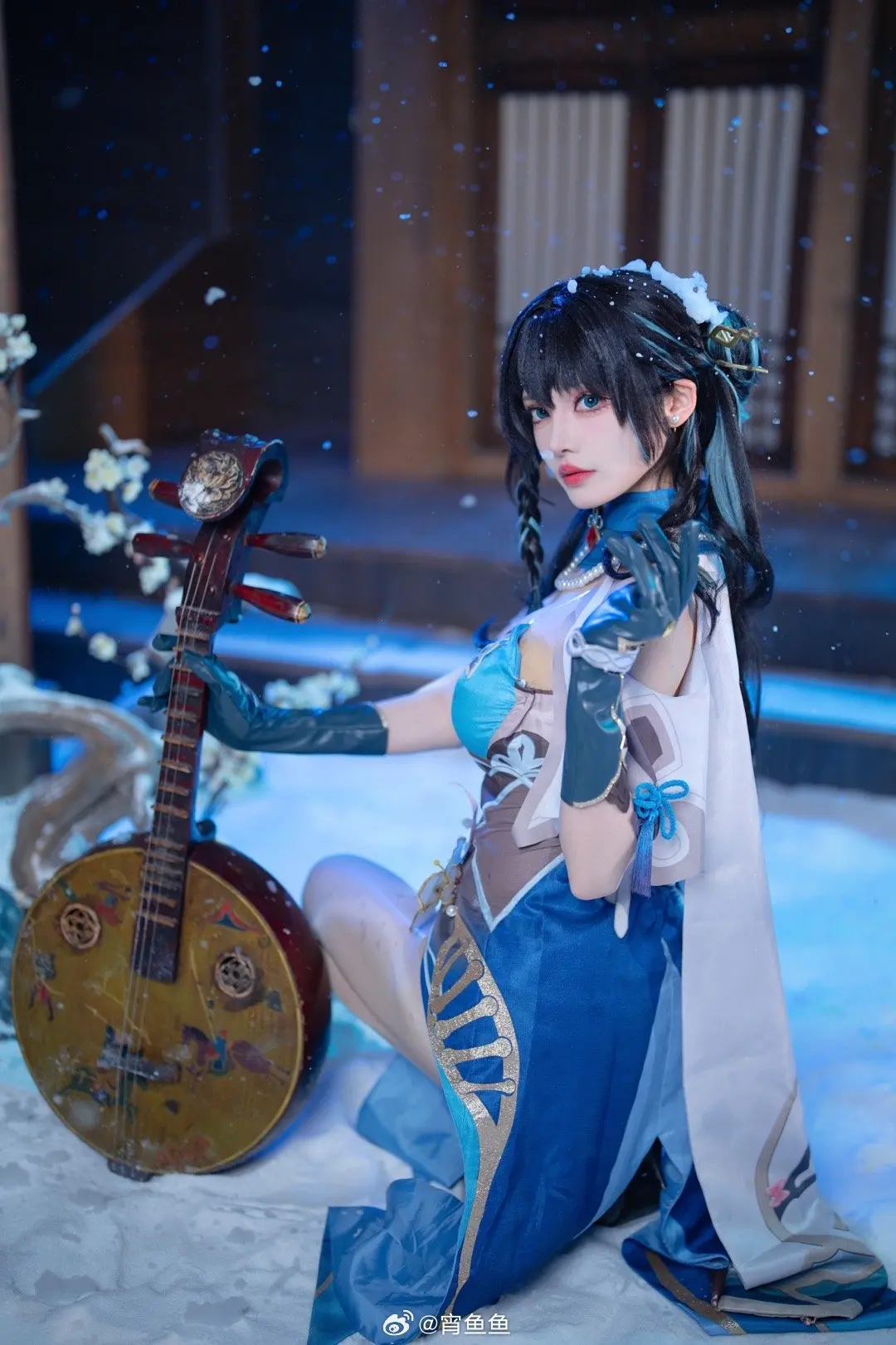 COSPLAY 睡起觉微寒，梅花鬓上残 星穹铁道1.6 阮·梅cos@宵鱼鱼 COSPLAY-第2张