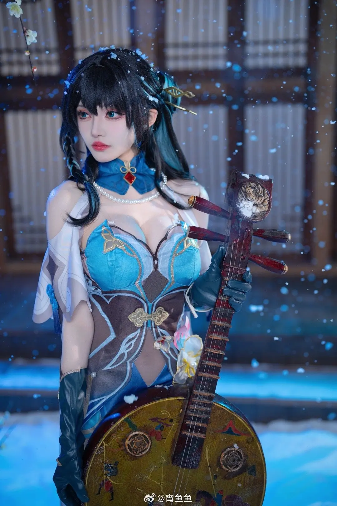 COSPLAY 睡起觉微寒，梅花鬓上残 星穹铁道1.6 阮·梅cos@宵鱼鱼 COSPLAY-第3张
