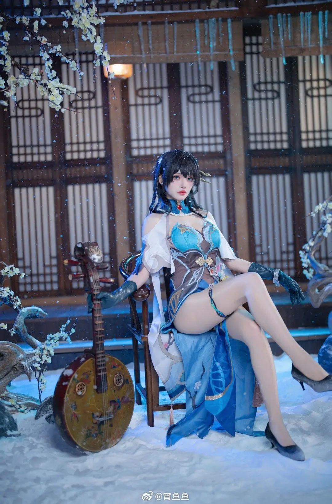COSPLAY 睡起觉微寒，梅花鬓上残 星穹铁道1.6 阮·梅cos@宵鱼鱼 COSPLAY-第6张