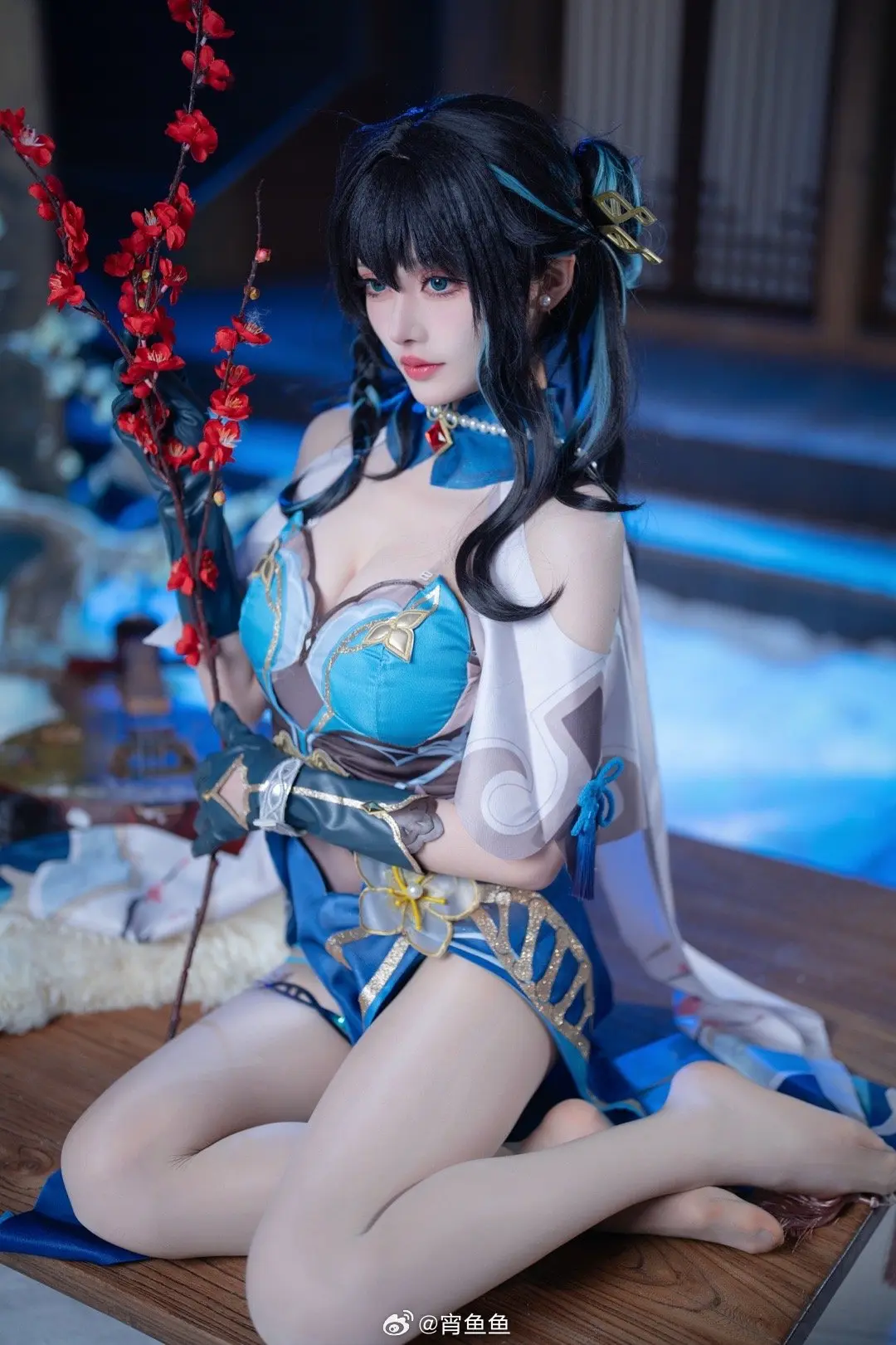 COSPLAY 睡起觉微寒，梅花鬓上残 星穹铁道1.6 阮·梅cos@宵鱼鱼 COSPLAY-第9张