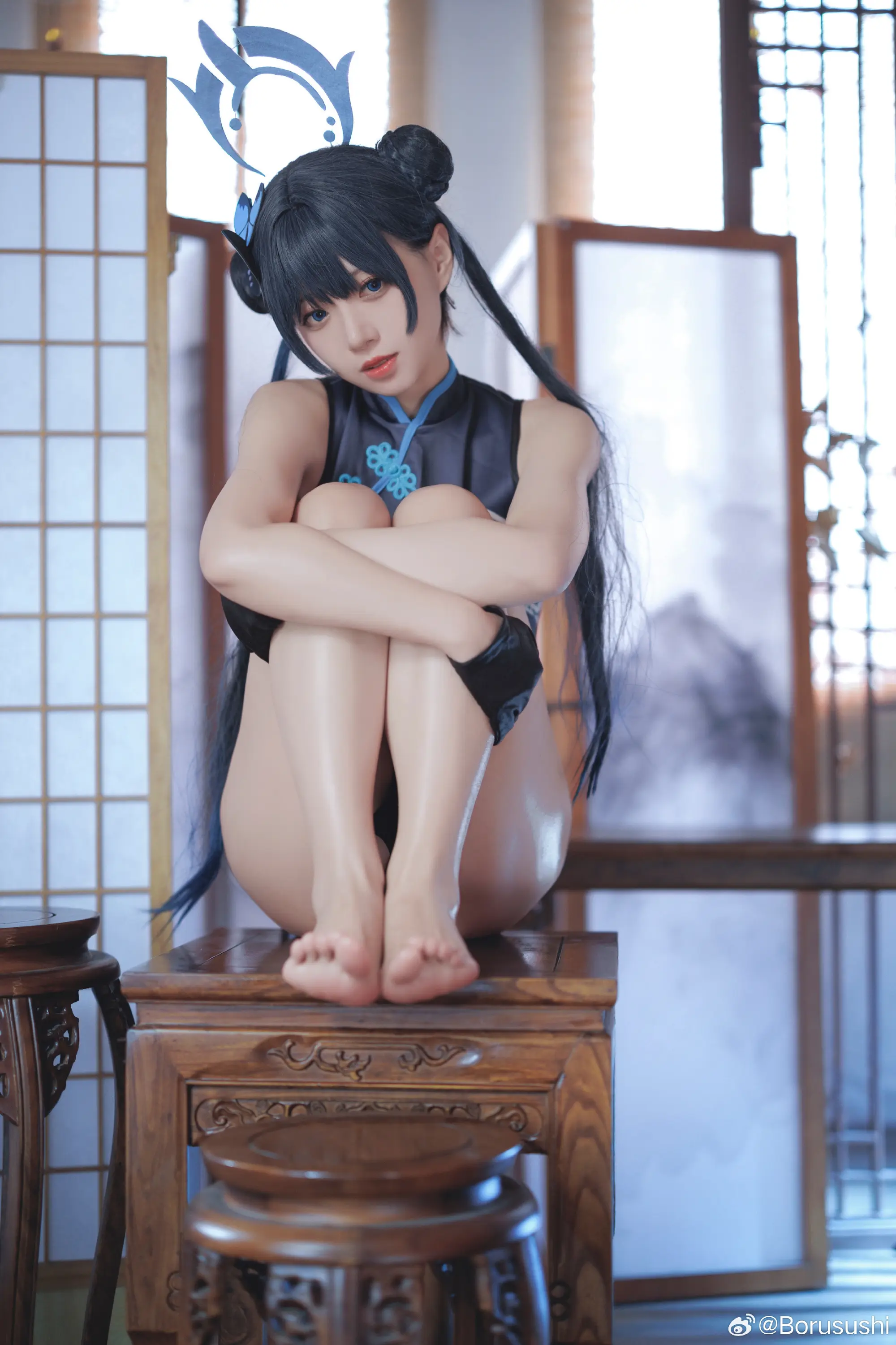 COSPLAY 碧蓝档案 妃咲会长@Borusushi COSPLAY-第7张