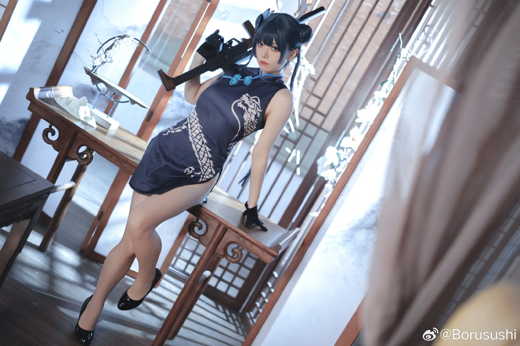 COSPLAY 碧蓝档案 妃咲会长@Borusushi COSPLAY-第2张