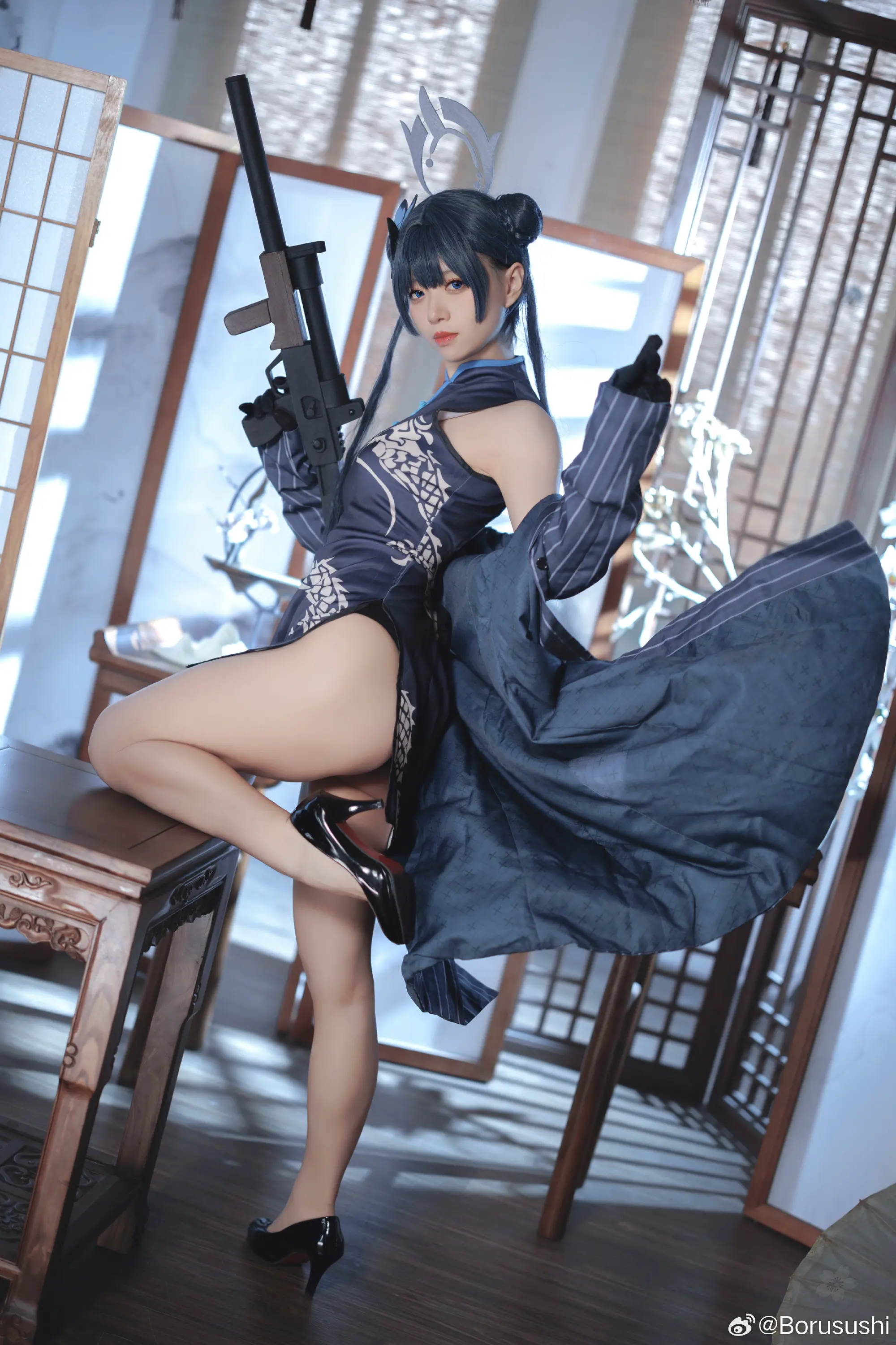 COSPLAY 碧蓝档案 妃咲会长@Borusushi COSPLAY-第5张