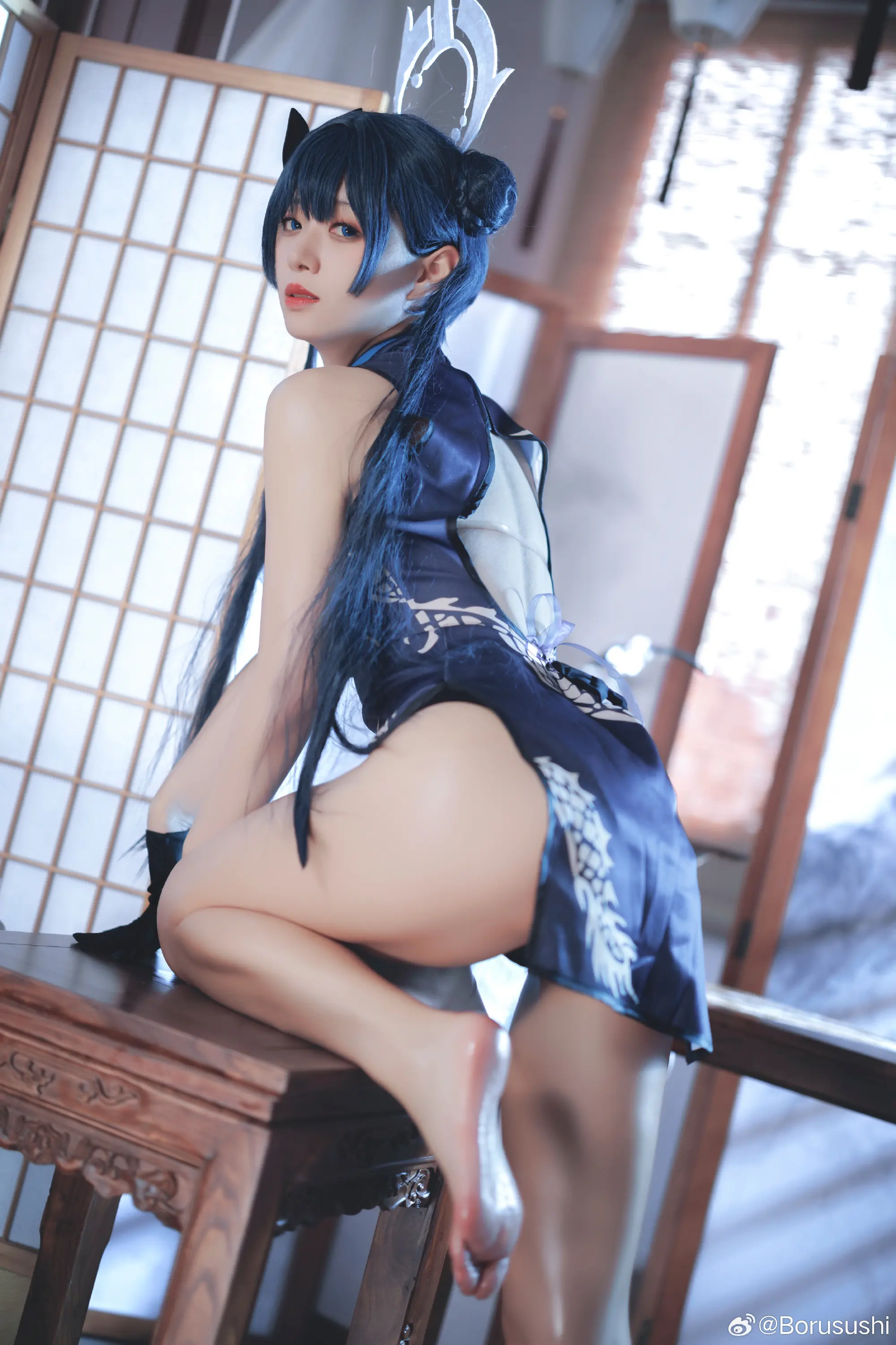 COSPLAY 碧蓝档案 妃咲会长@Borusushi COSPLAY-第15张