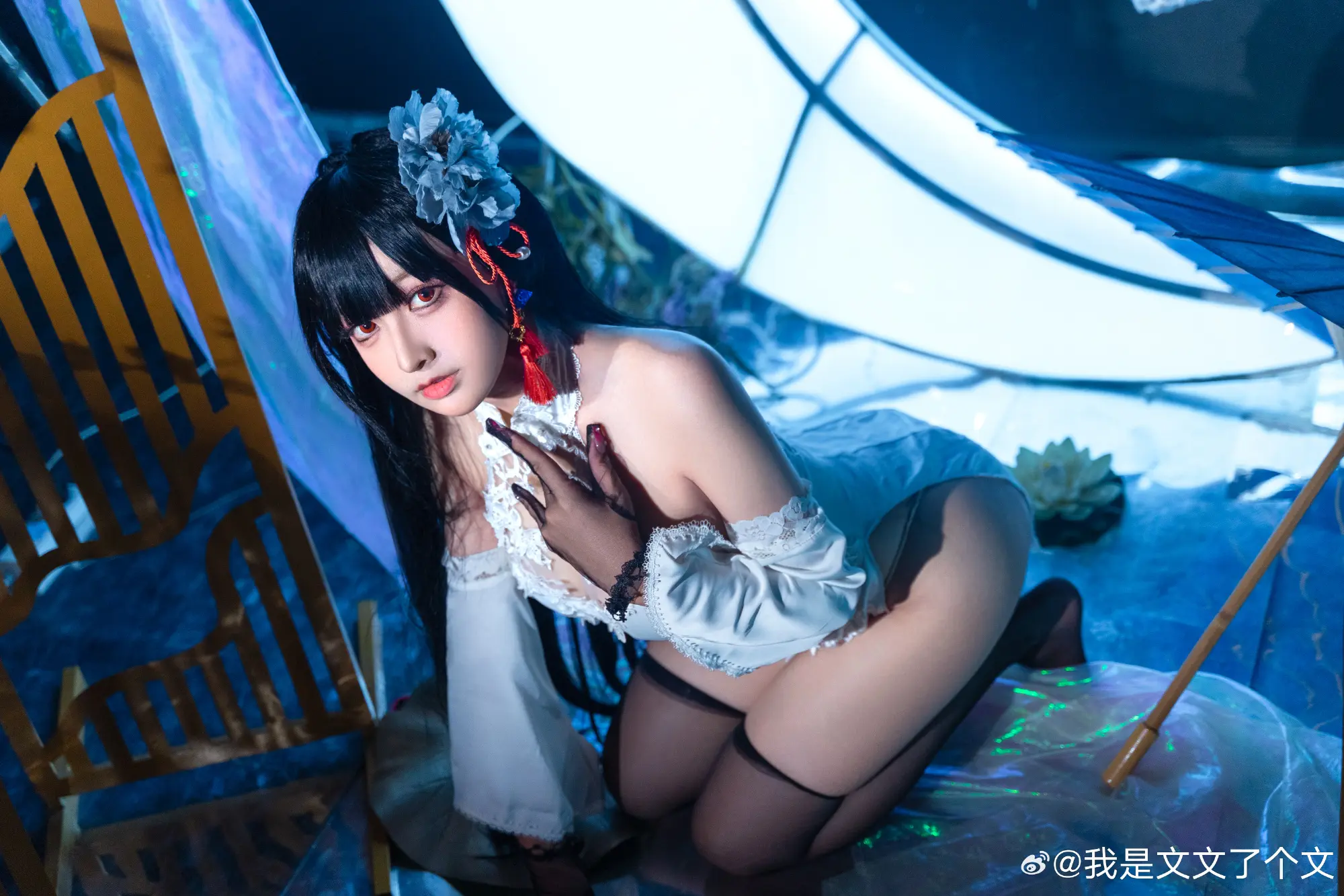 cos正片 如果我说对指挥官还有一些想了解的地方⋯您会介意吗？ 碧蓝航线 逸仙@我是文文了个文 COSPLAY-第2张