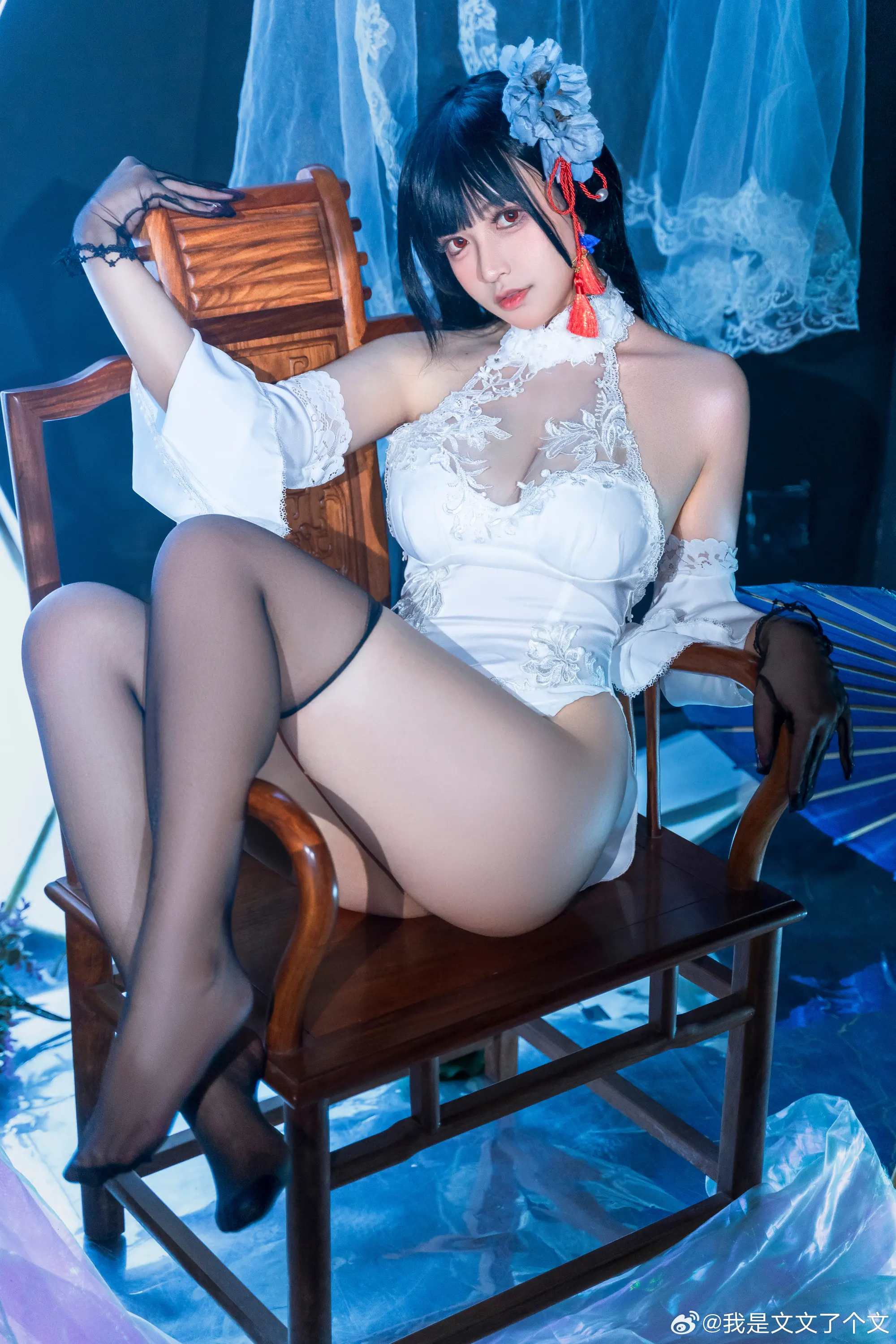 cos正片 如果我说对指挥官还有一些想了解的地方⋯您会介意吗？ 碧蓝航线 逸仙@我是文文了个文-公众号小姨ai