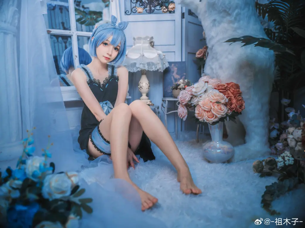 COSPLAY  RE0 🤍💙雷姆💙🤍@-祖木子- COSPLAY-第8张