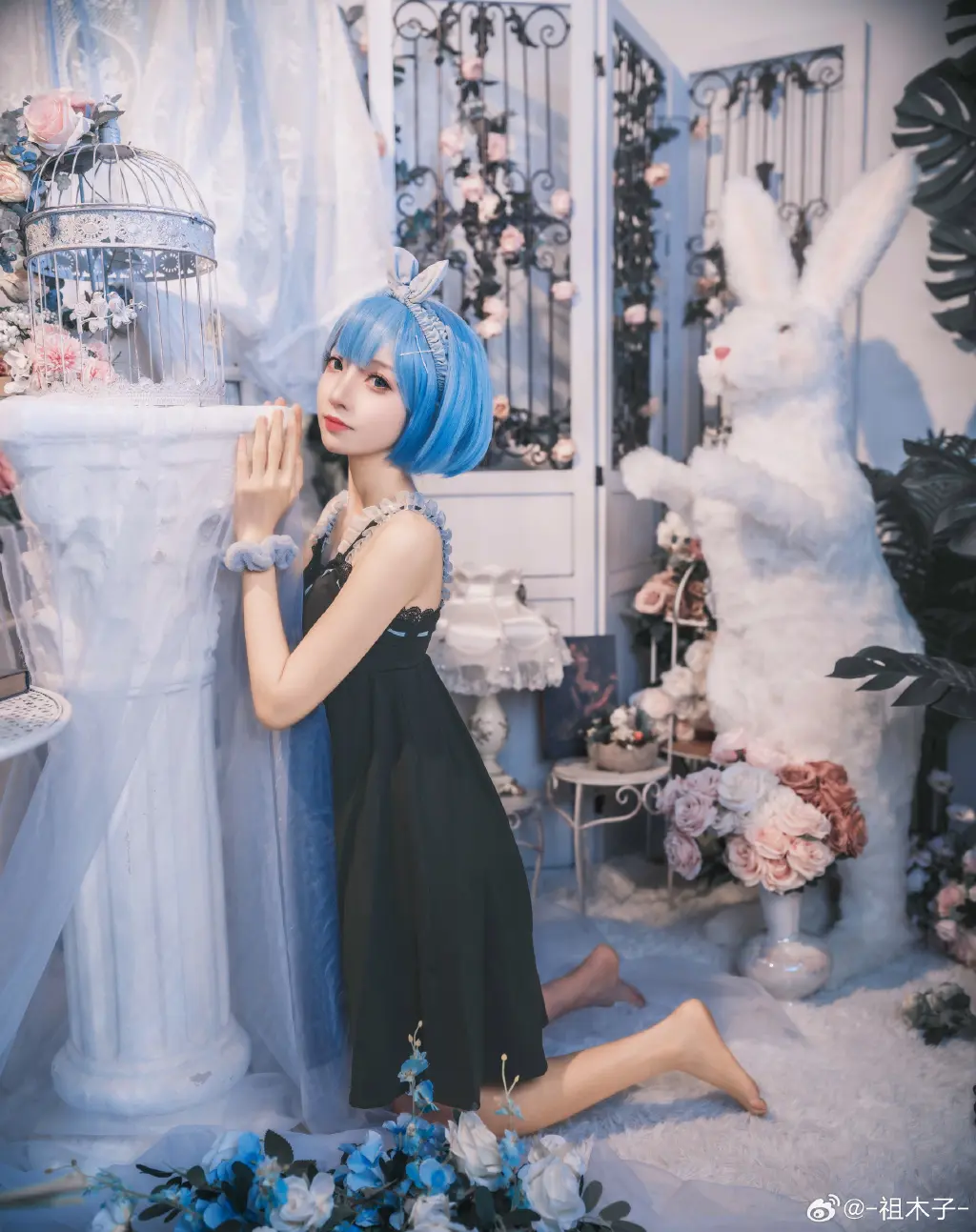 COSPLAY  RE0 🤍💙雷姆💙🤍@-祖木子- COSPLAY-第10张