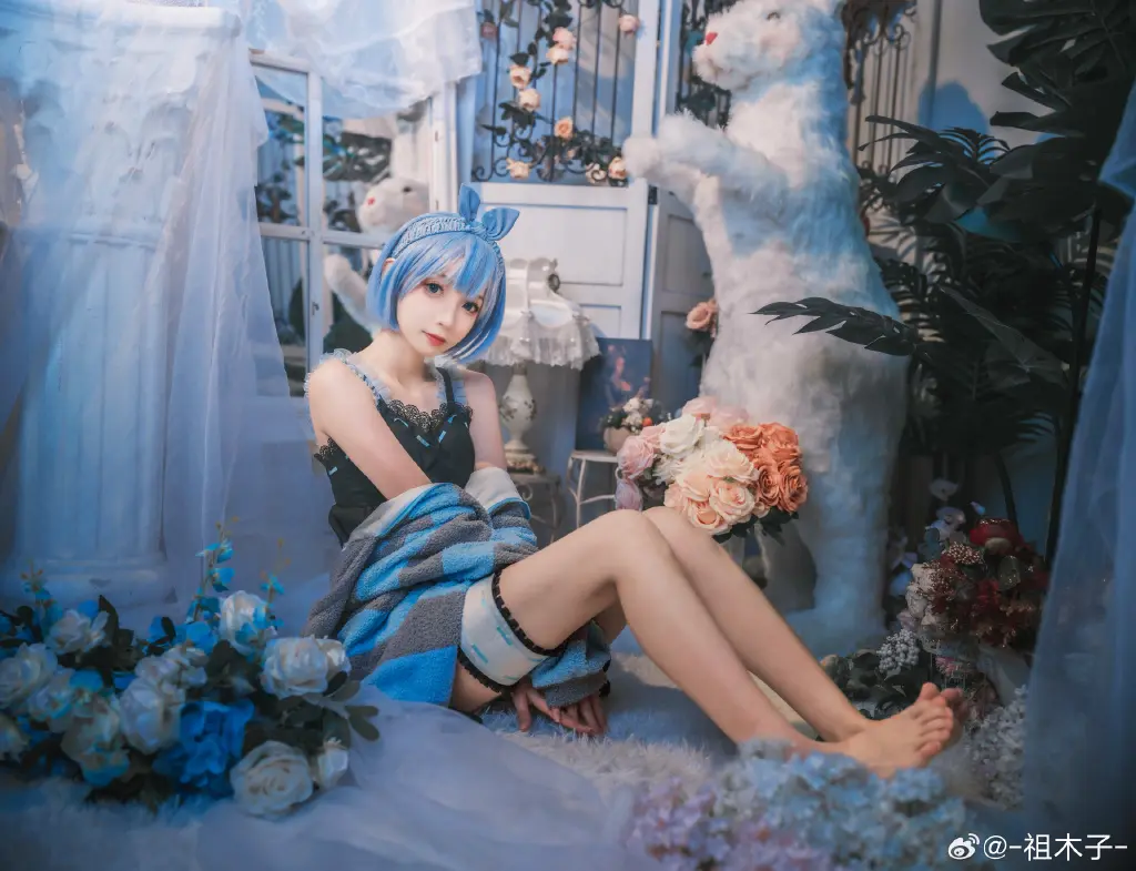 COSPLAY  RE0 🤍💙雷姆💙🤍@-祖木子- COSPLAY-第2张