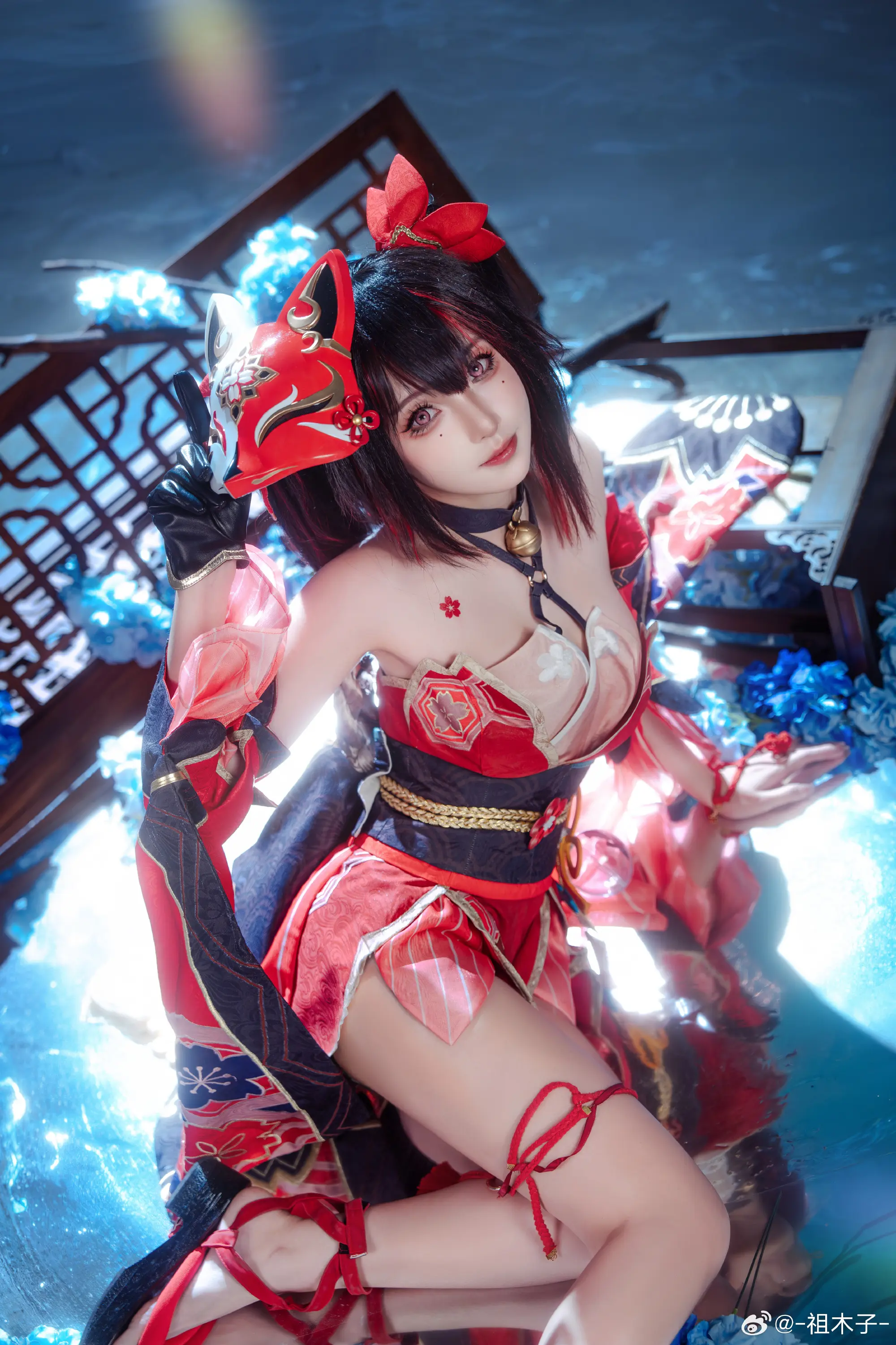 COSPLAY 陪我一起把全部都搅乱的话，我就让你成为我的东西吧。崩坏：星穹铁道 花火@-祖木子--公众号小姨ai